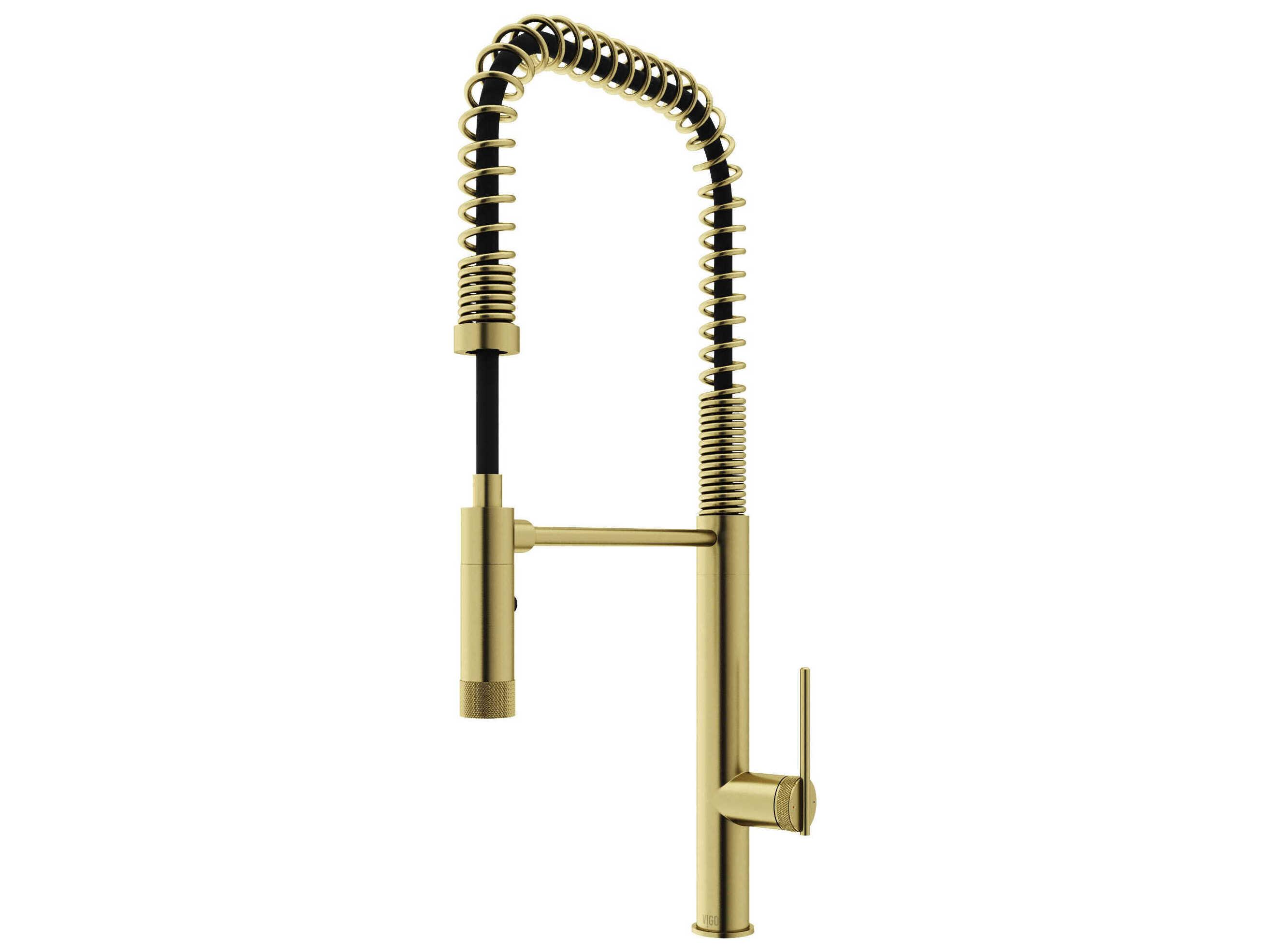 Vigo Sterling Single Handle Pull-Down Sprayer Kitchen Faucet