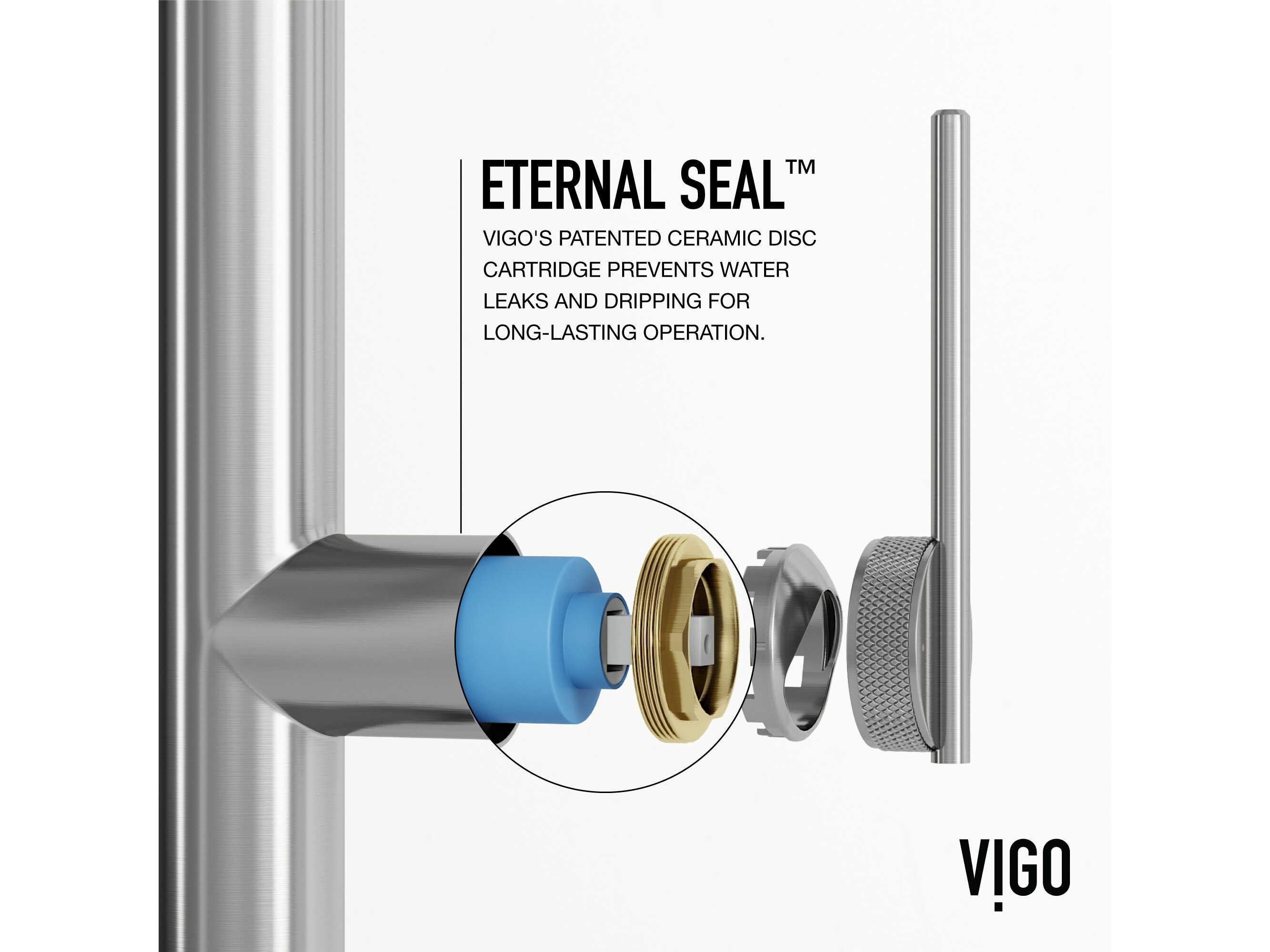 Vigo Sterling Single Handle Pull-Down Sprayer Kitchen Faucet with Soap Dispenser