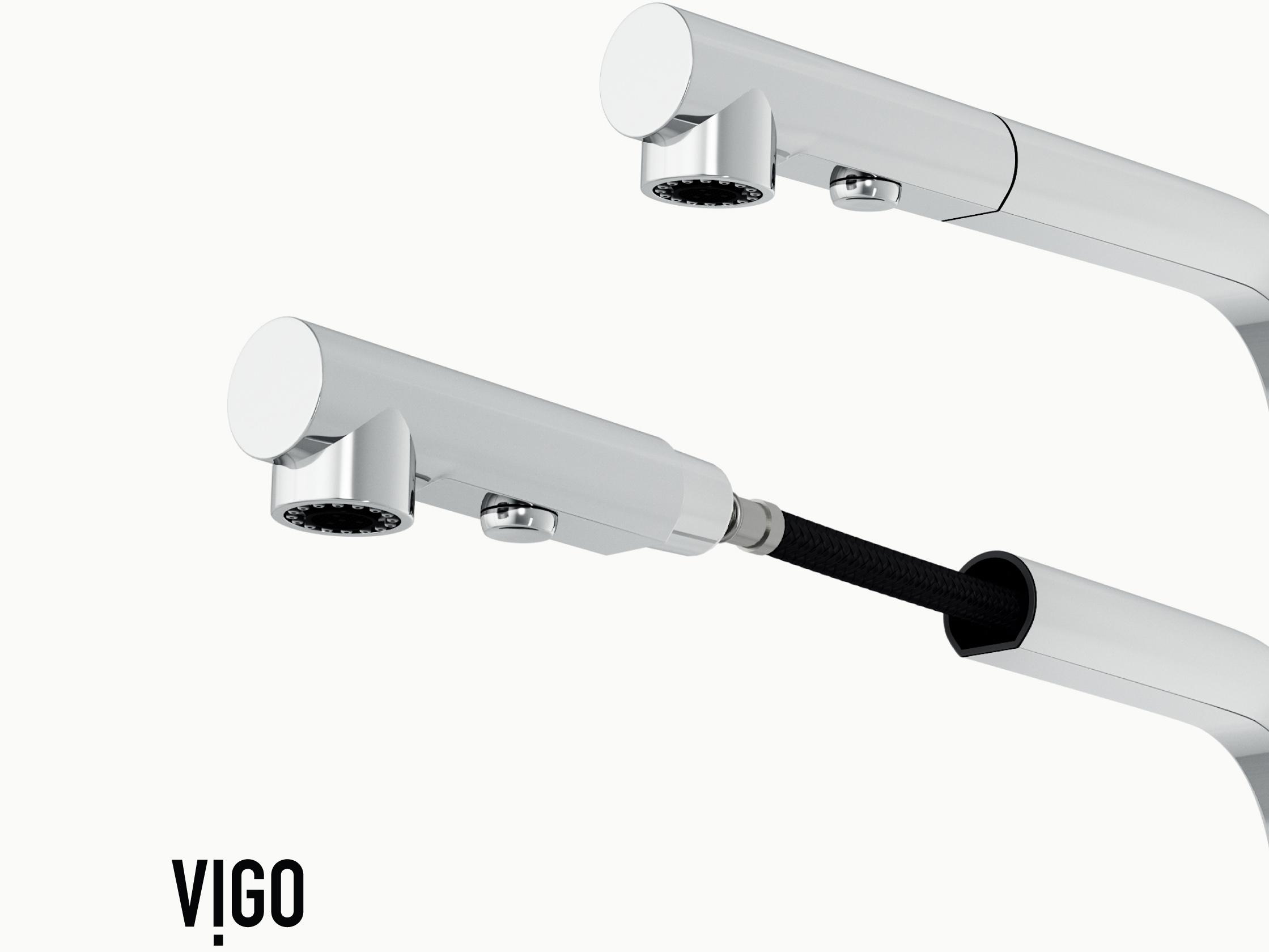 Vigo Jewel Touchless Singe Handle Chrome Kitchen Faucet
