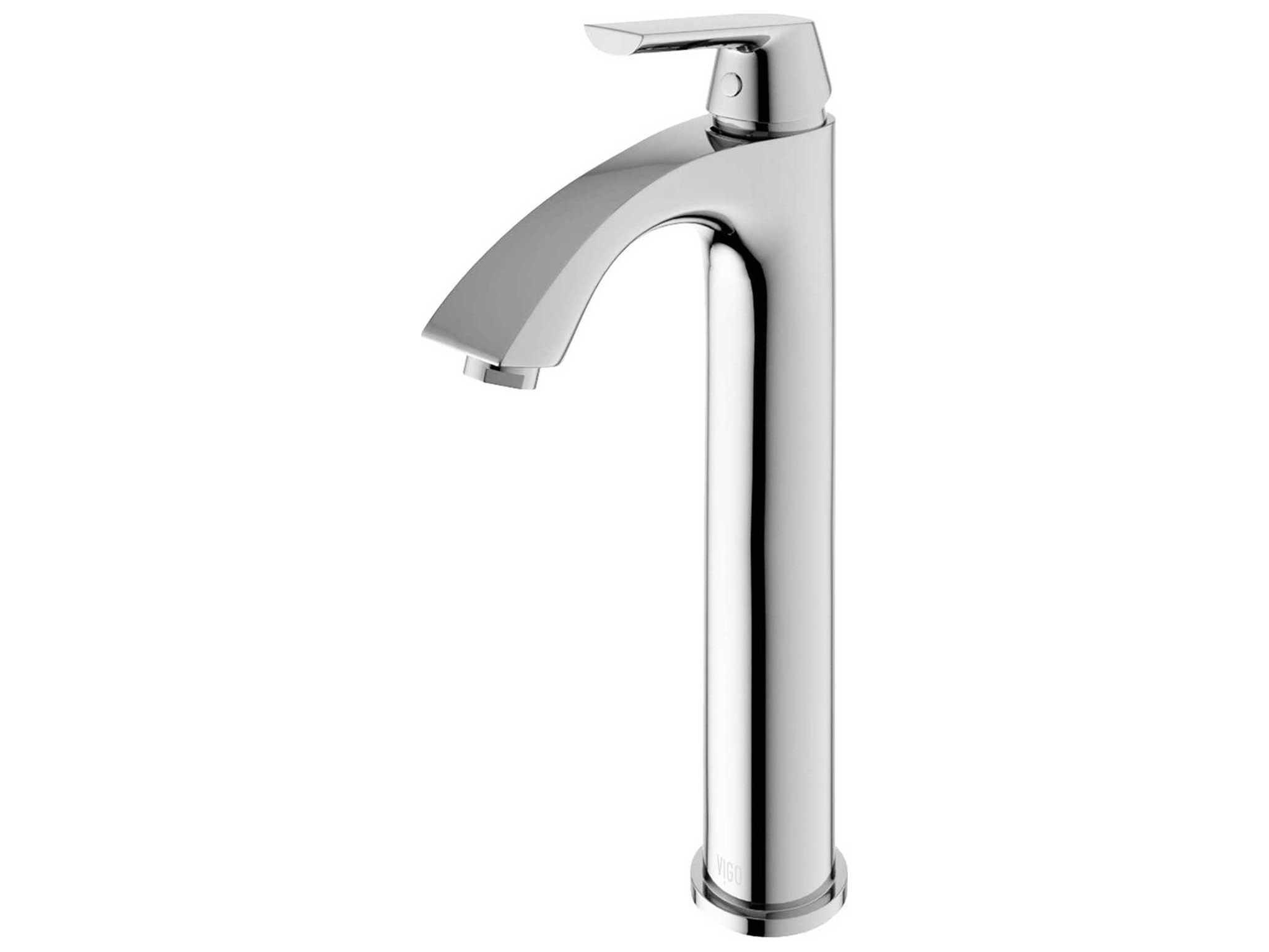Vigo Linus Chrome 1-Handle Vessel Bathroom Faucet