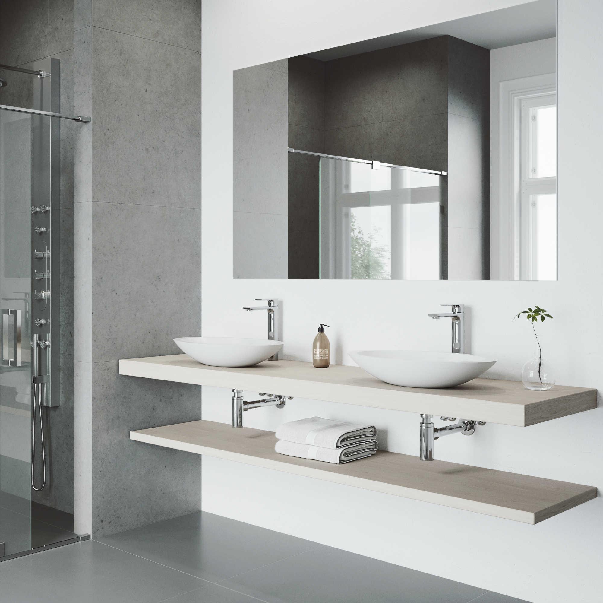 Vigo Norfolk Chrome 1-Handle Vessel Bathroom Faucet