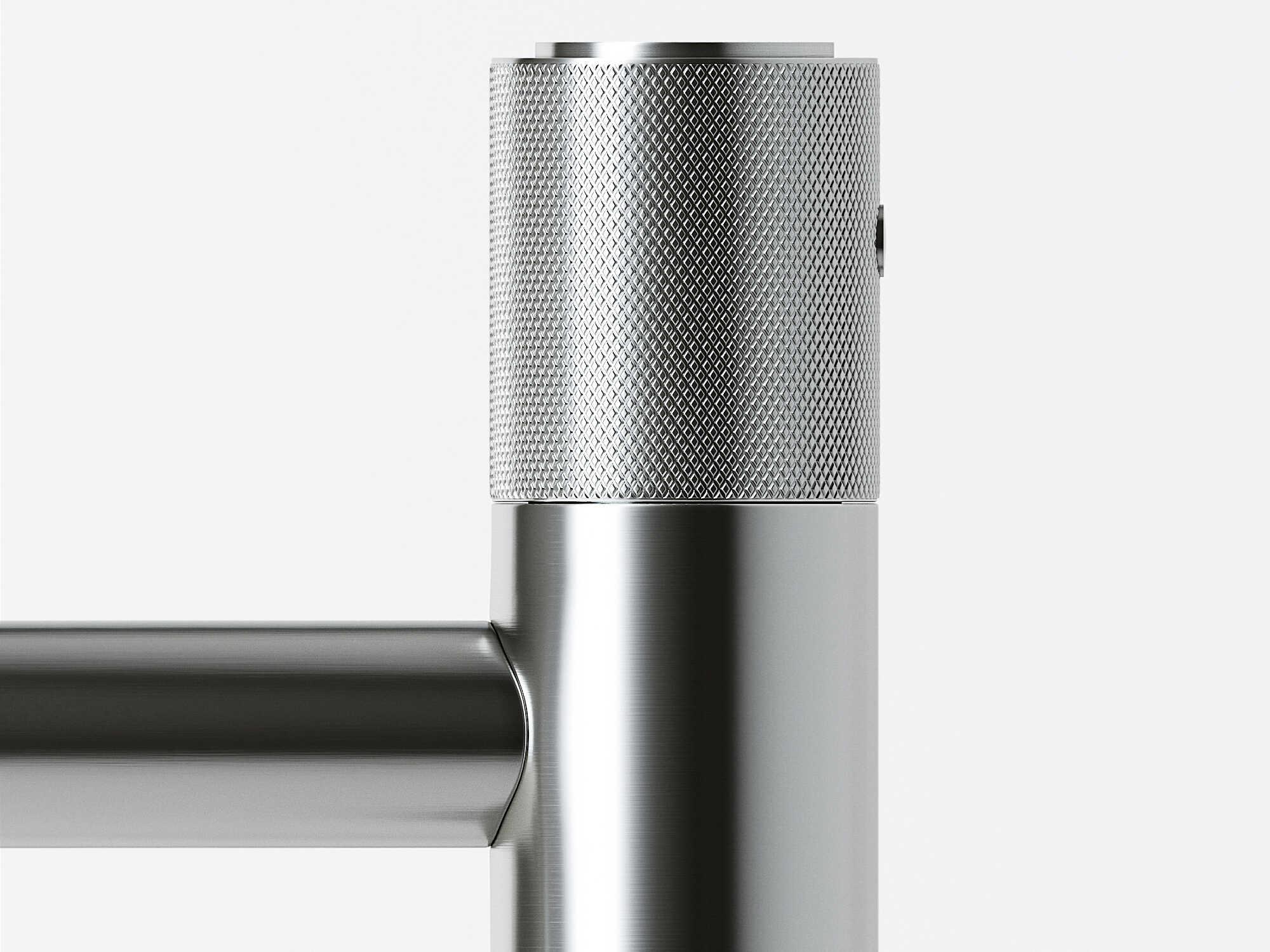 Vigo Apollo Brushed Nickel Button Operated Bathroom Vessel Faucet