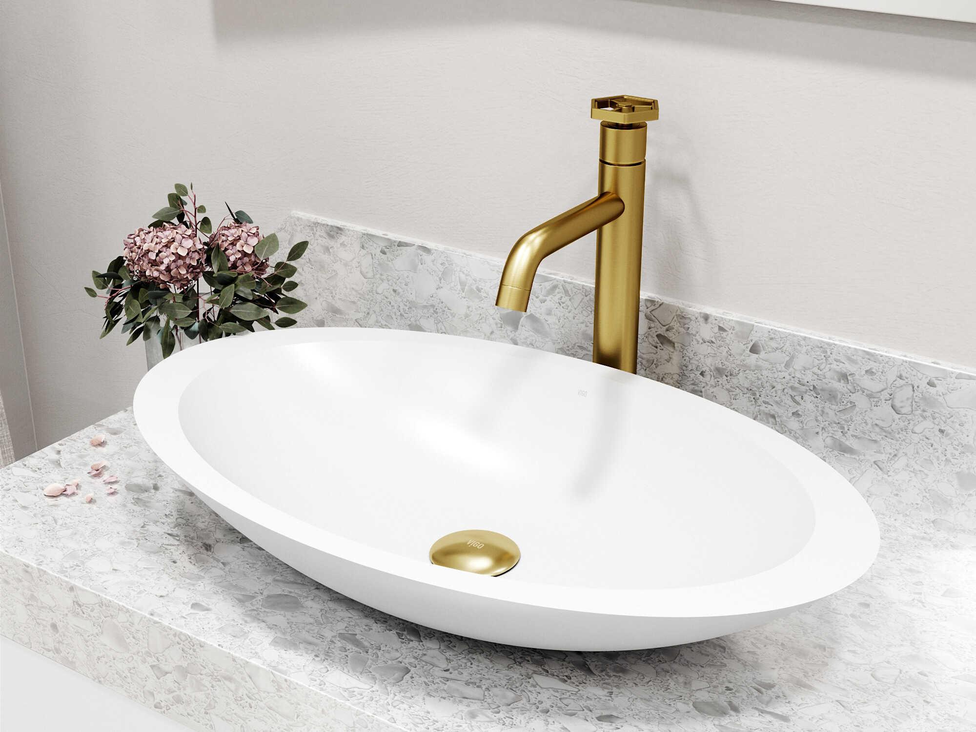 Vigo Ruxton Single Handle Bathroom Vessel Faucet