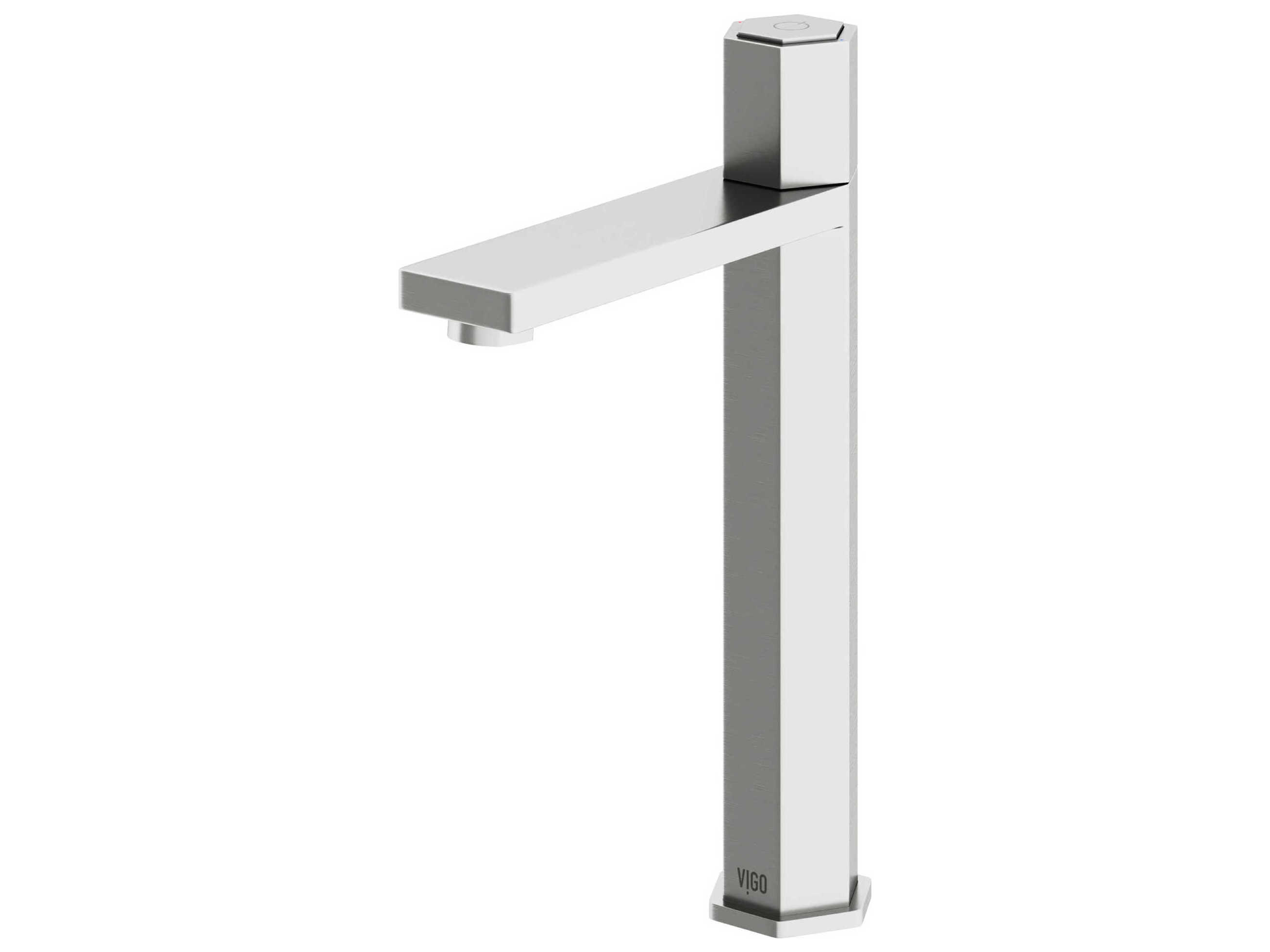 Vigo Nova Brushed Nickel Single Handle Bathroom Vessel Faucet