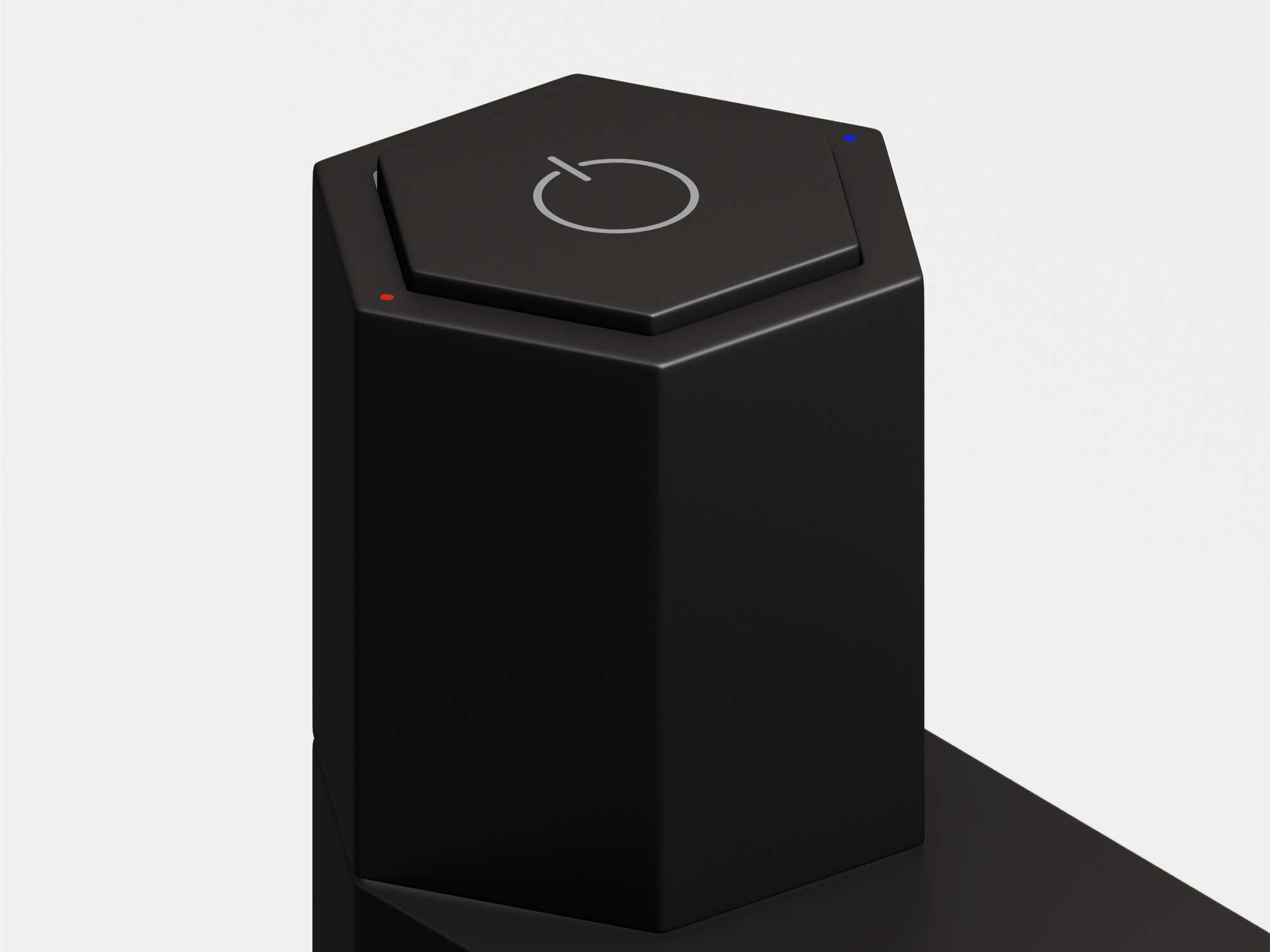 Vigo Nova Matte Black Single Handle Bathroom Vessel Faucet