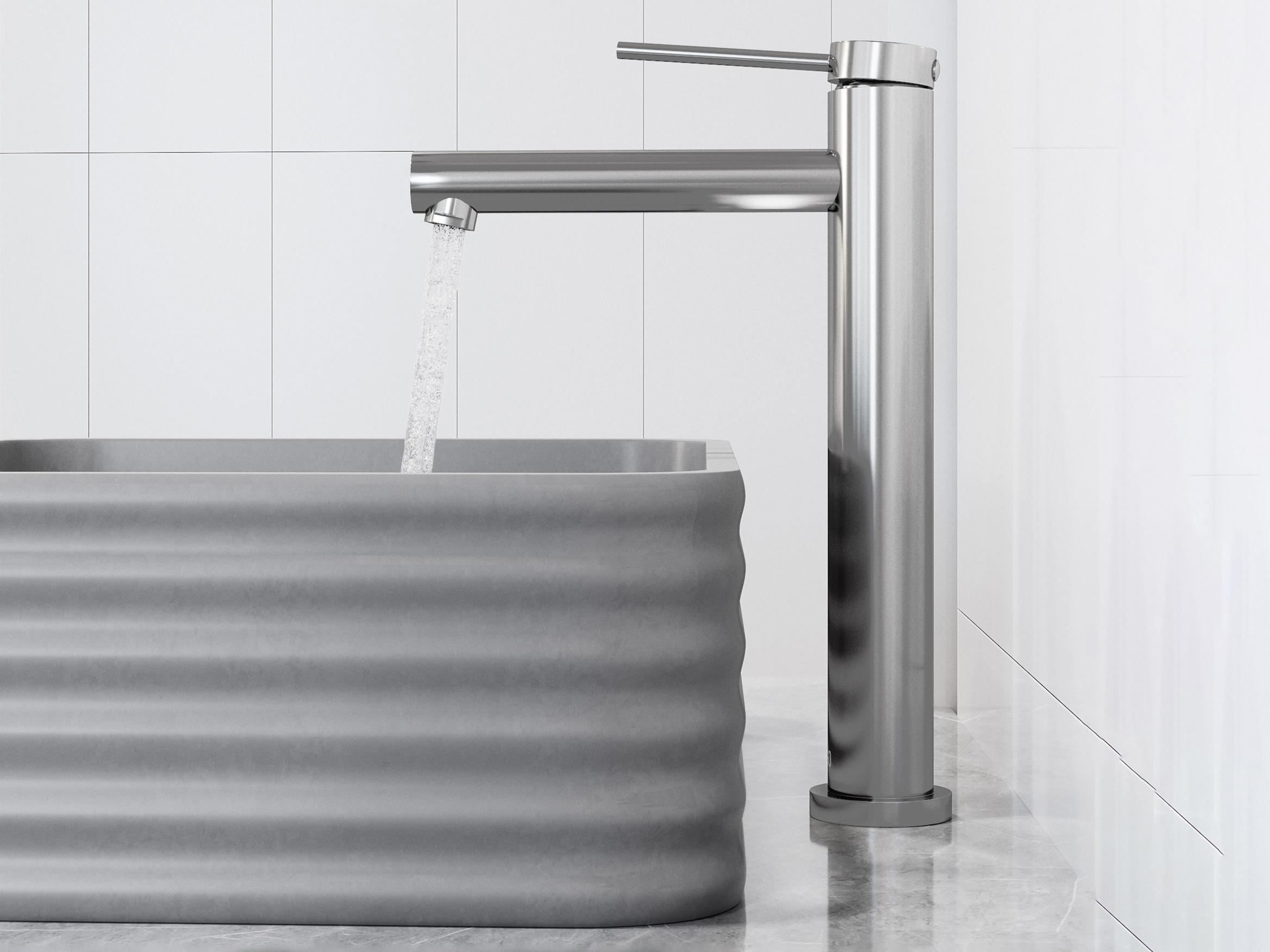 Vigo Jewel Single Hole Chrome Vessel Sink Faucet