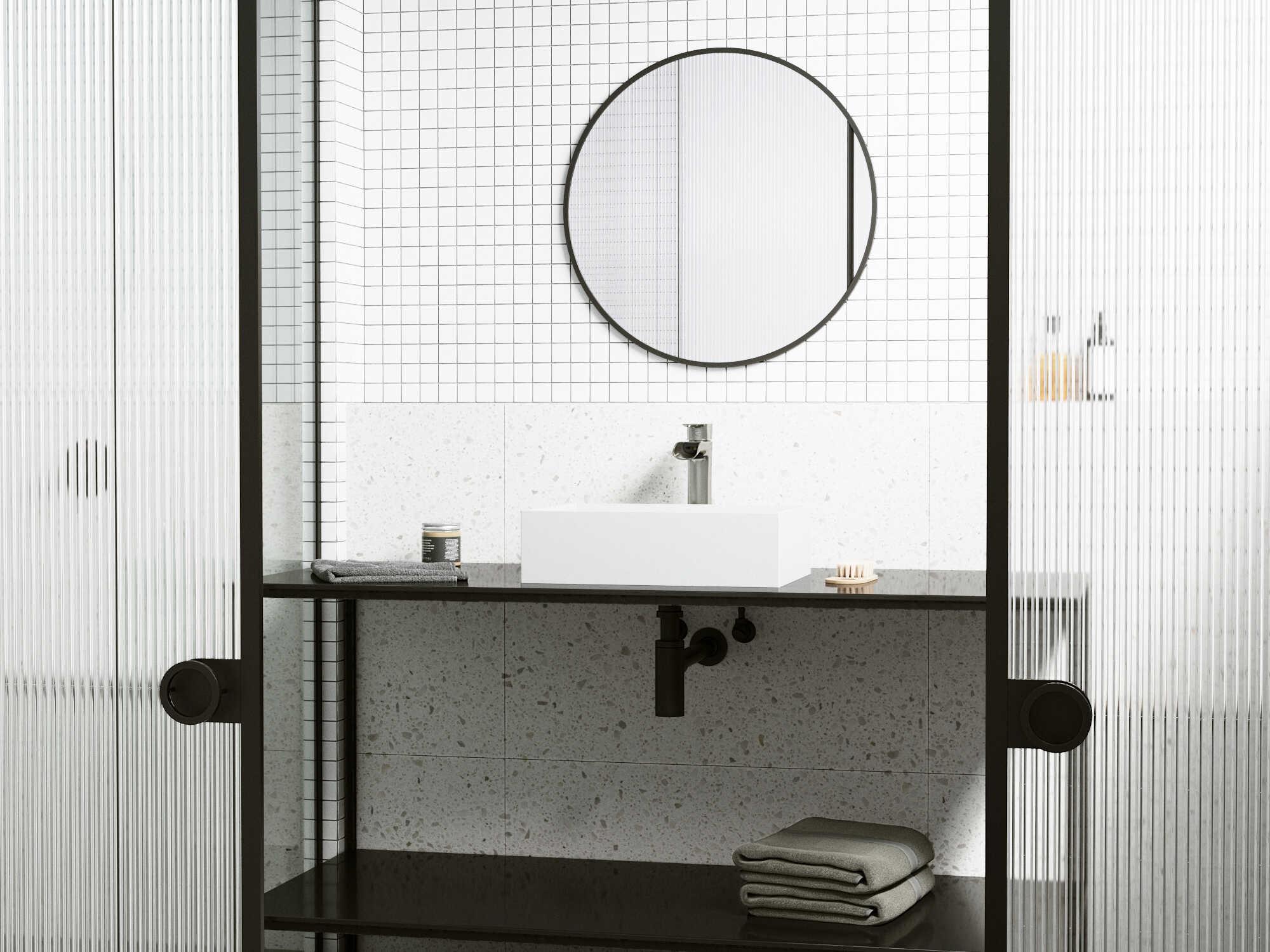 Vigo Bryant Modern White Matte Stone Rectangular Vessel Bathroom Sink