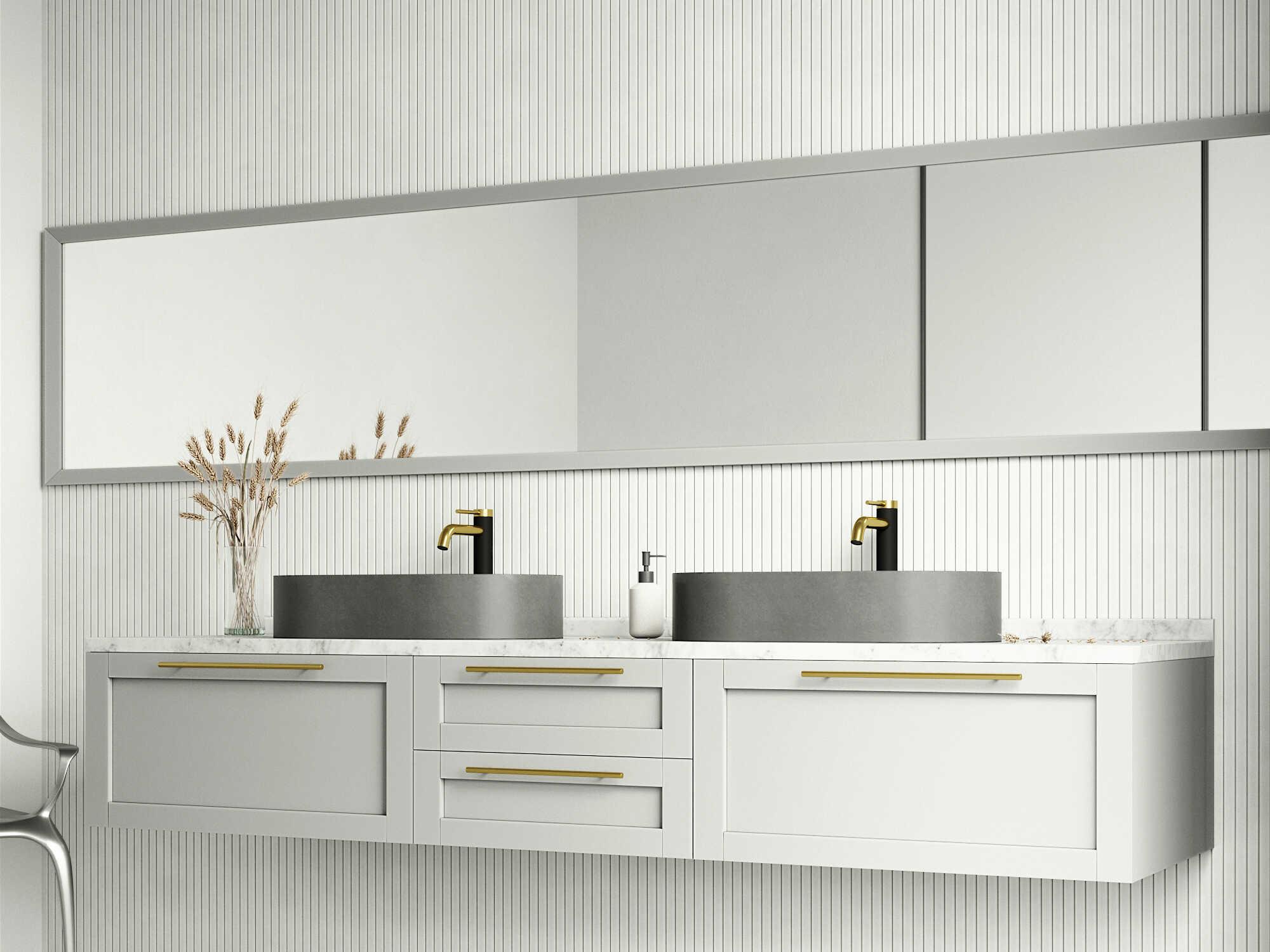 Vigo Sagrada Gothic Gray Concreto Stone Oval Vessel Bathroom Sink