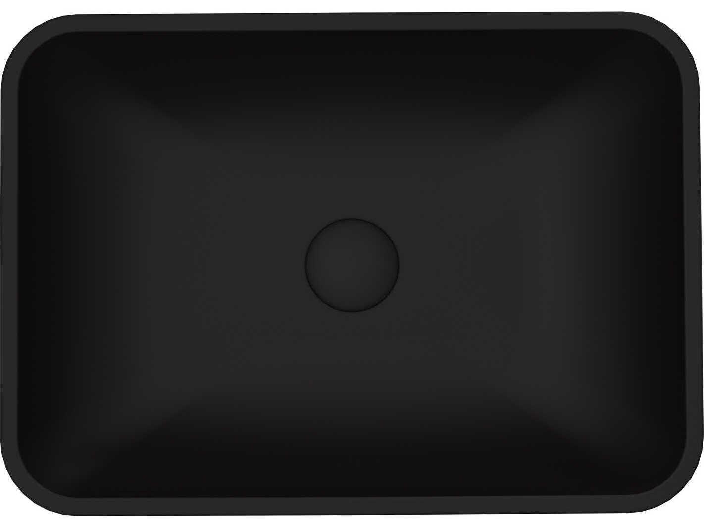 Vigo Sottile Matte Shell 18" Rectangular Vessel Bathroom Sink