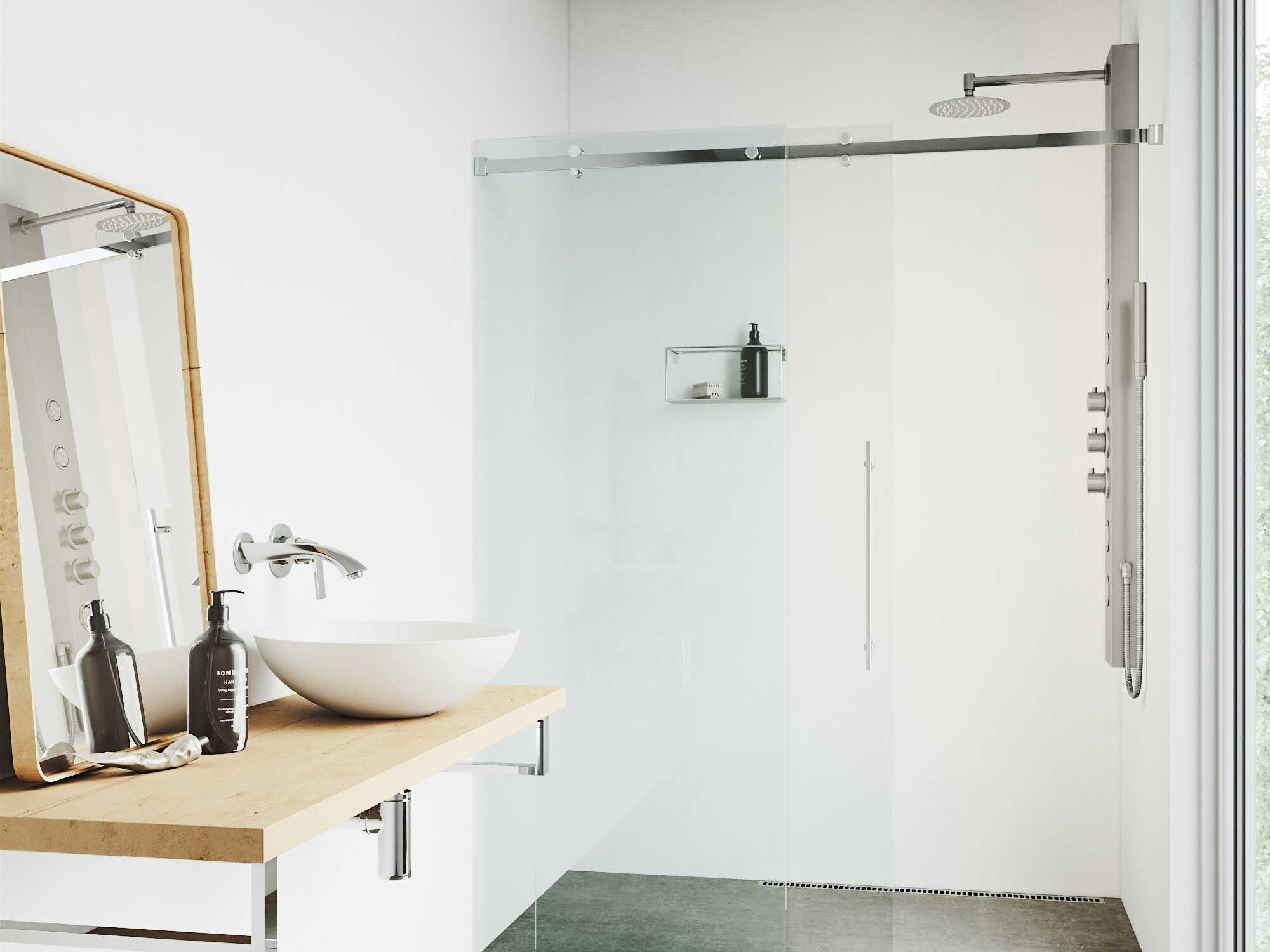 Vigo Ellington Stainless Steel 4-Spray Massage Jet Shower Panel System