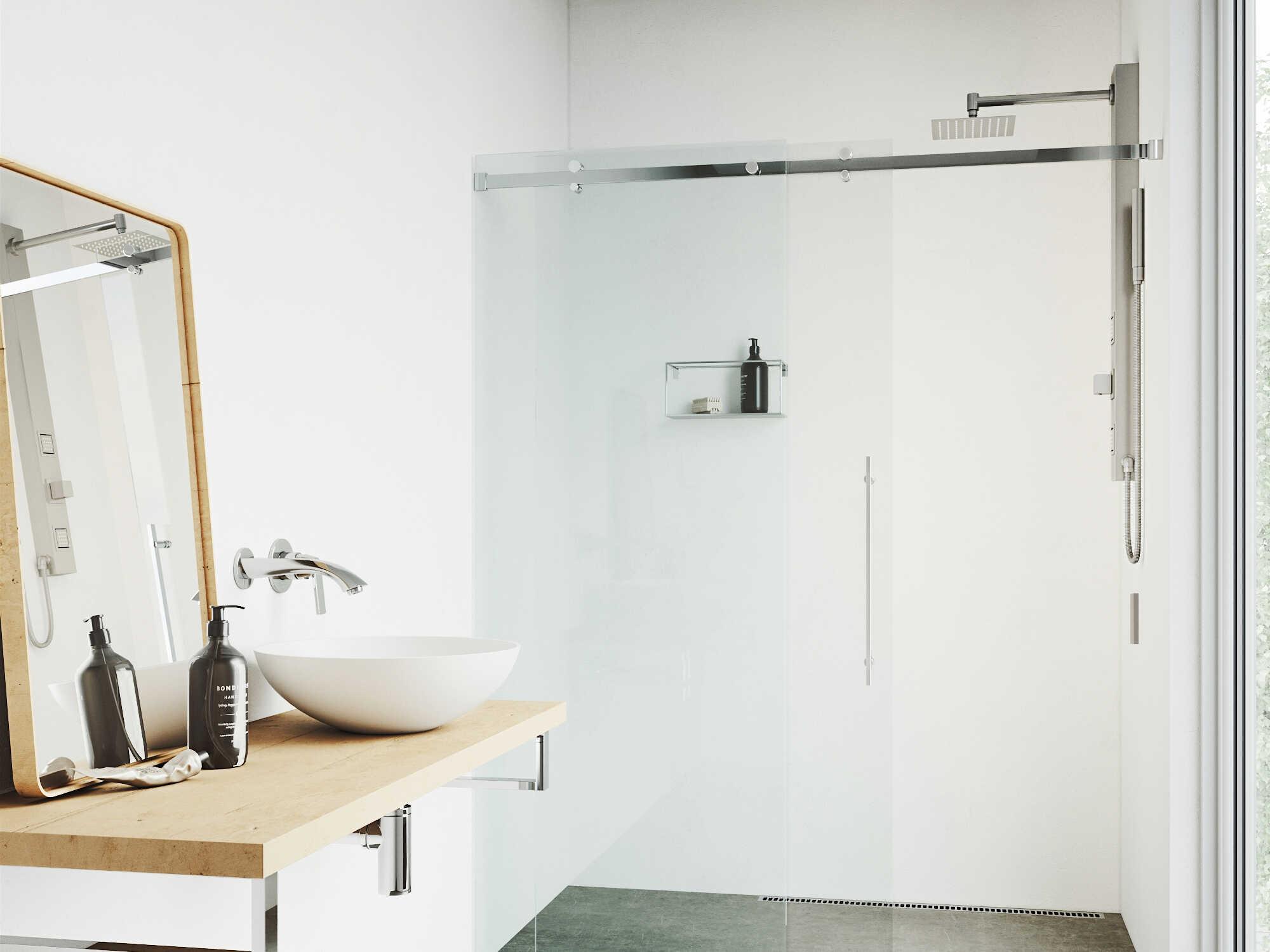 Vigo Orchid Stainless Steel Retro-Fit 2-Spray Massage Jet Shower Panel System