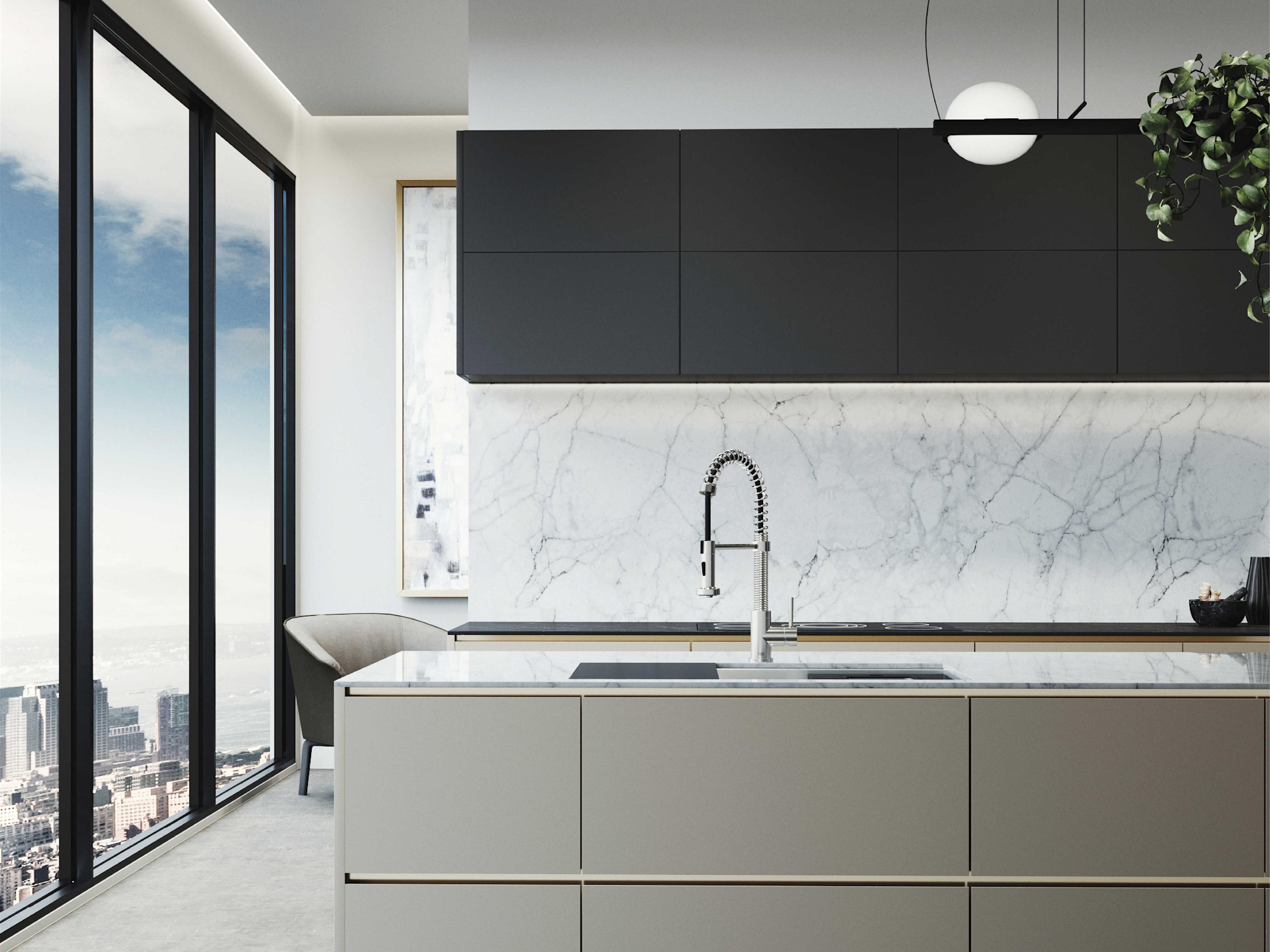 Vigo Hampton Stainless Steel Undermount Workstation Kitchen Sink with Utility Tier Ledge and Accessories