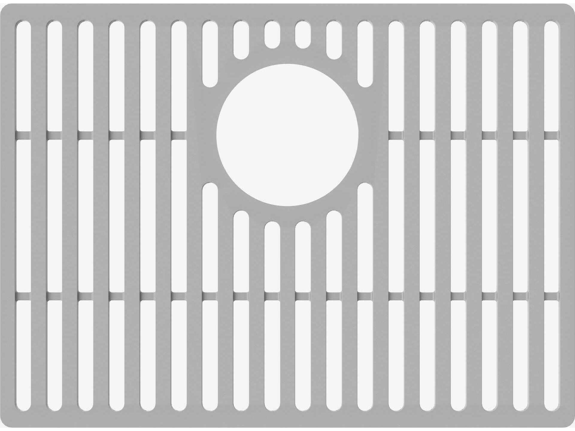 Vigo Gray Silicone Kitchen Sink Protective Bottom Grid For Single Basin Sink