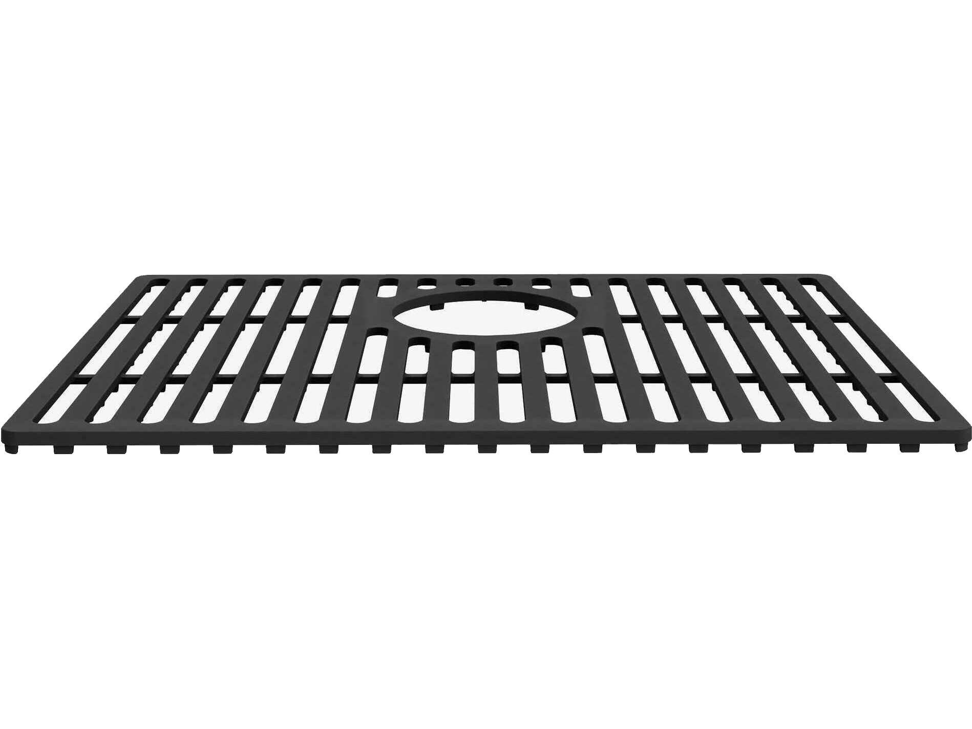 Vigo Matte Black Silicone Kitchen Sink Protective Bottom Grid For Single Basin Sink