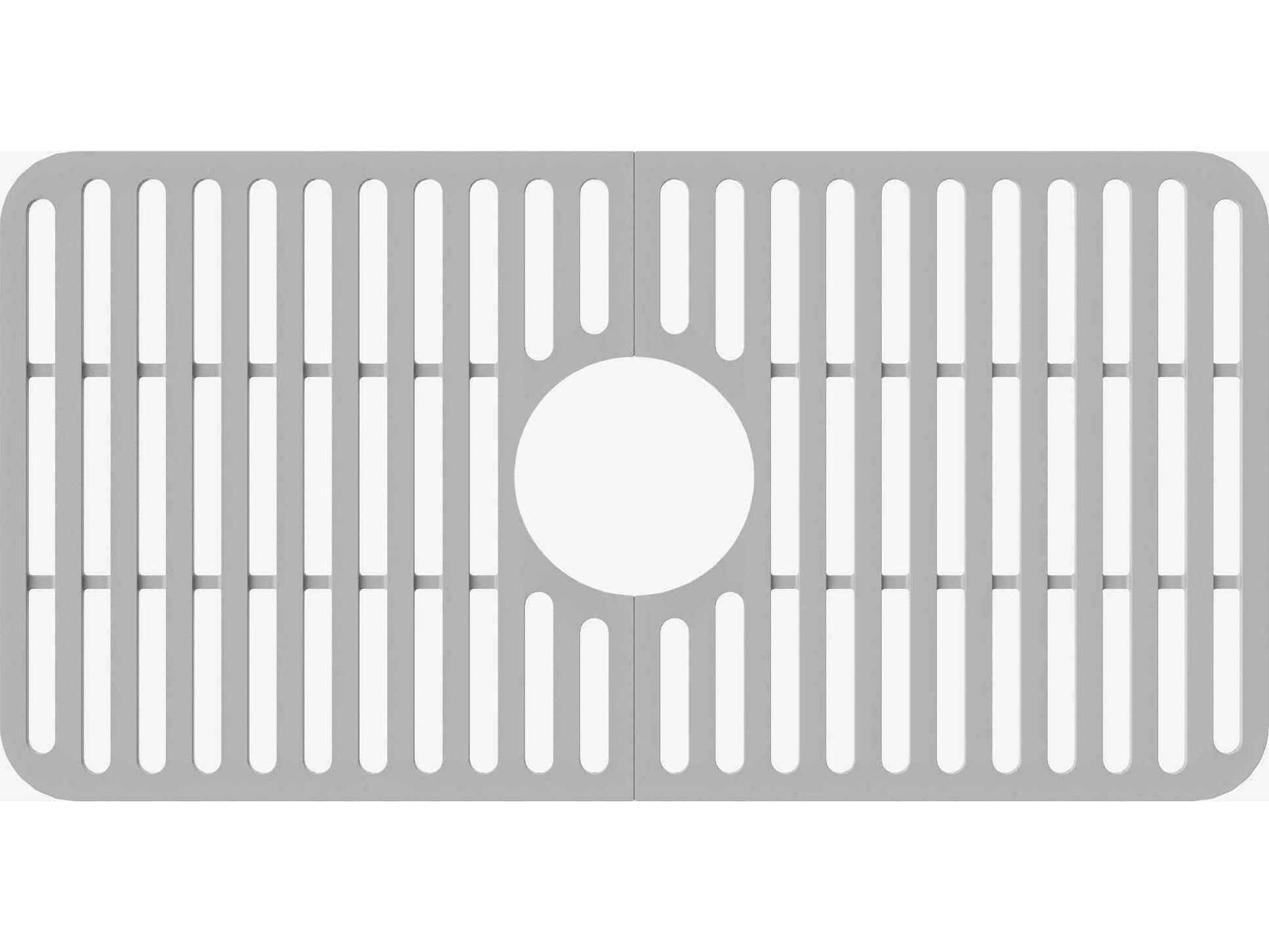 Vigo Gray Silicone Protective Bottom Grid For Single Basin Sink