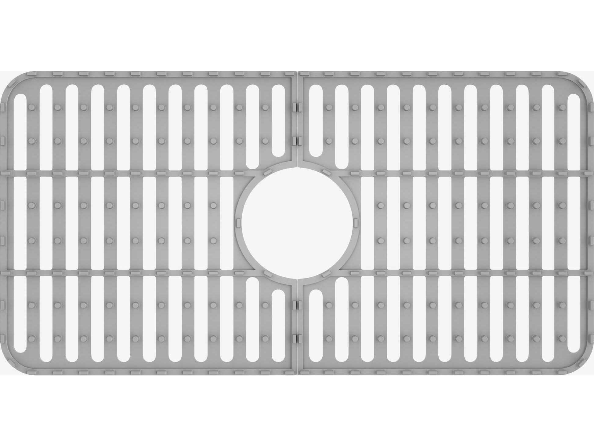 Vigo Gray Silicone Protective Bottom Grid For Single Basin Sink