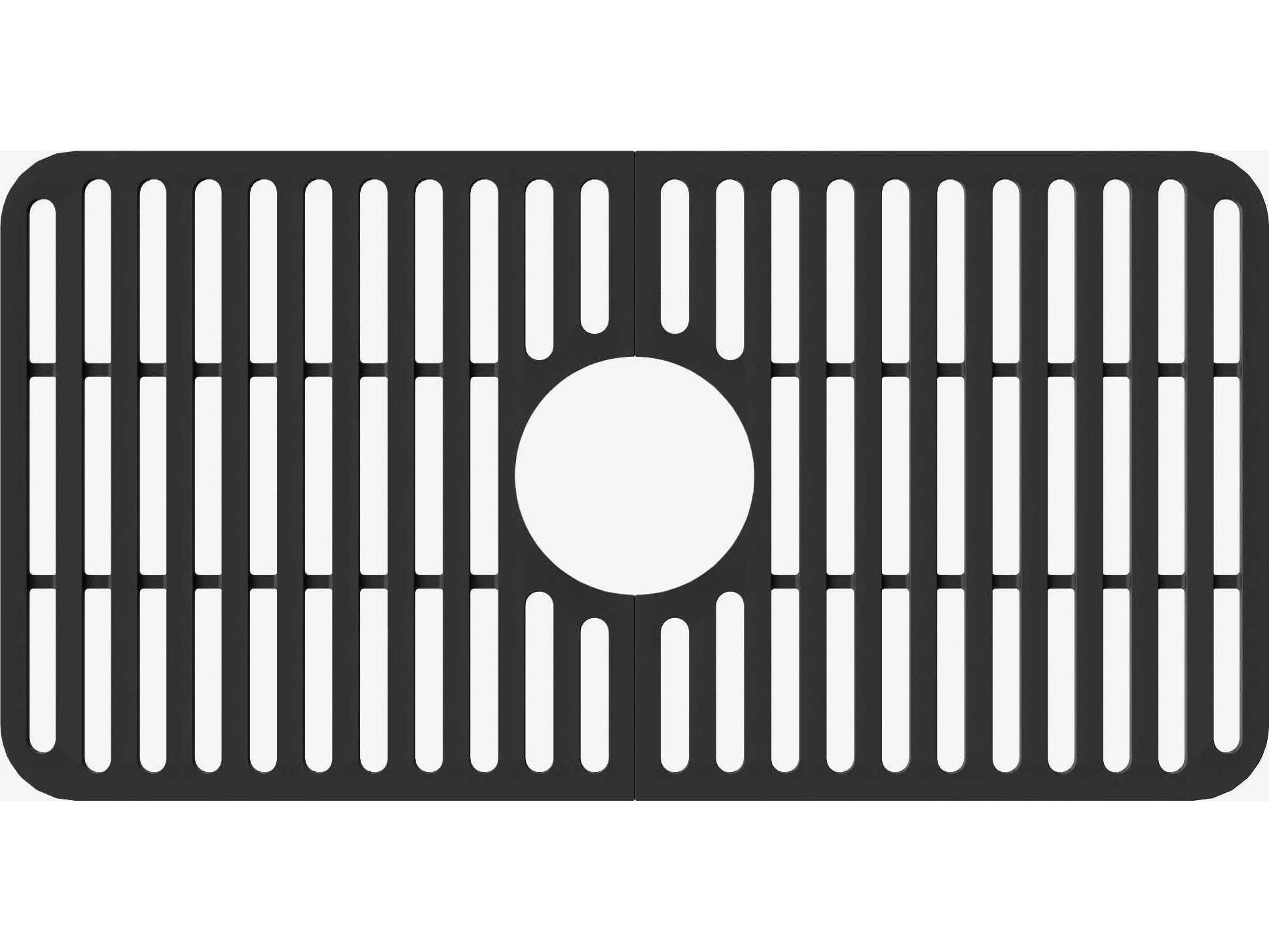 Vigo Matte Black Silicone Protective Bottom Grid For Single Basin Sink