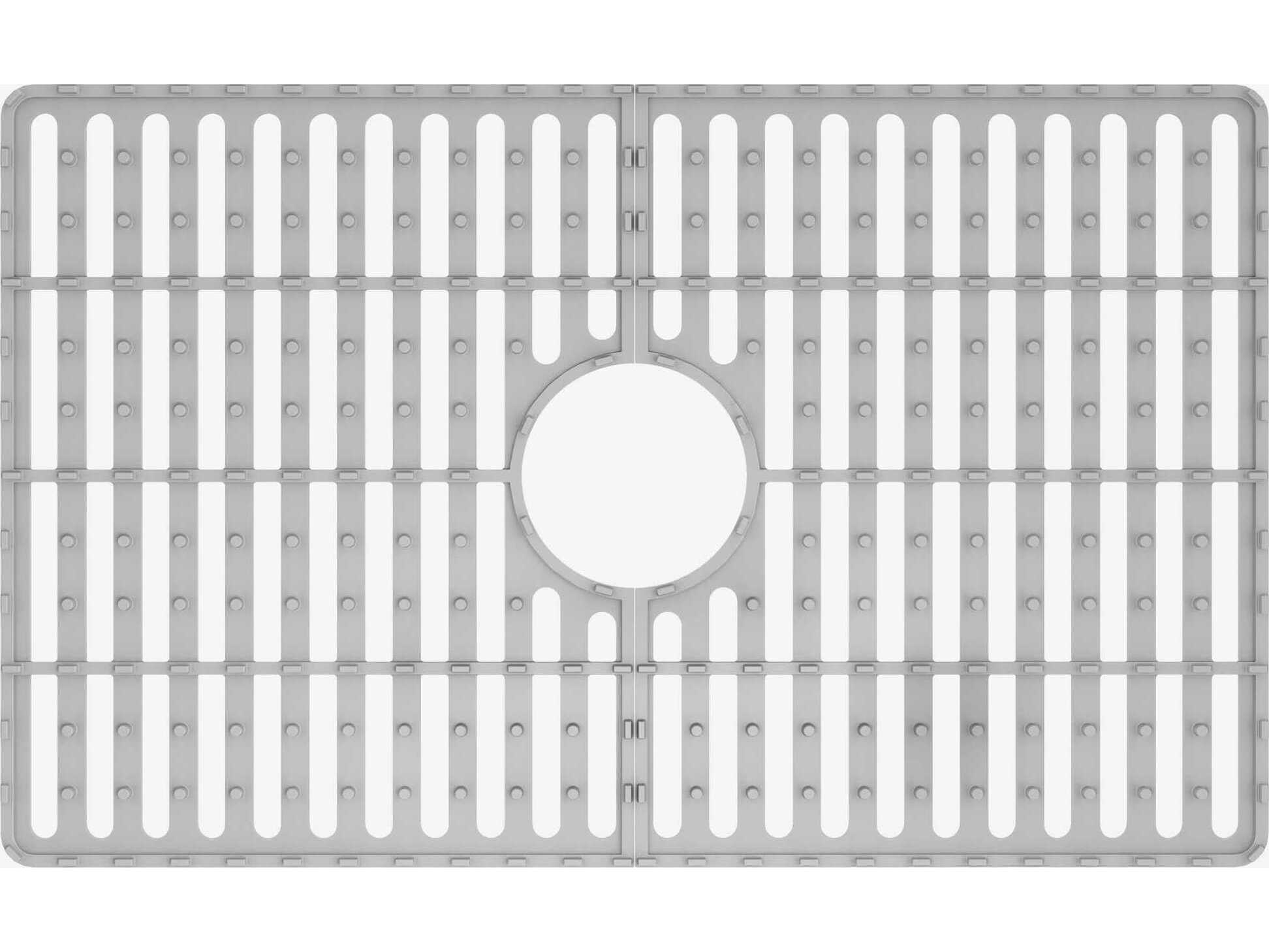 Vigo Gray Silicone Protective Bottom Grid For Single Basin Sink