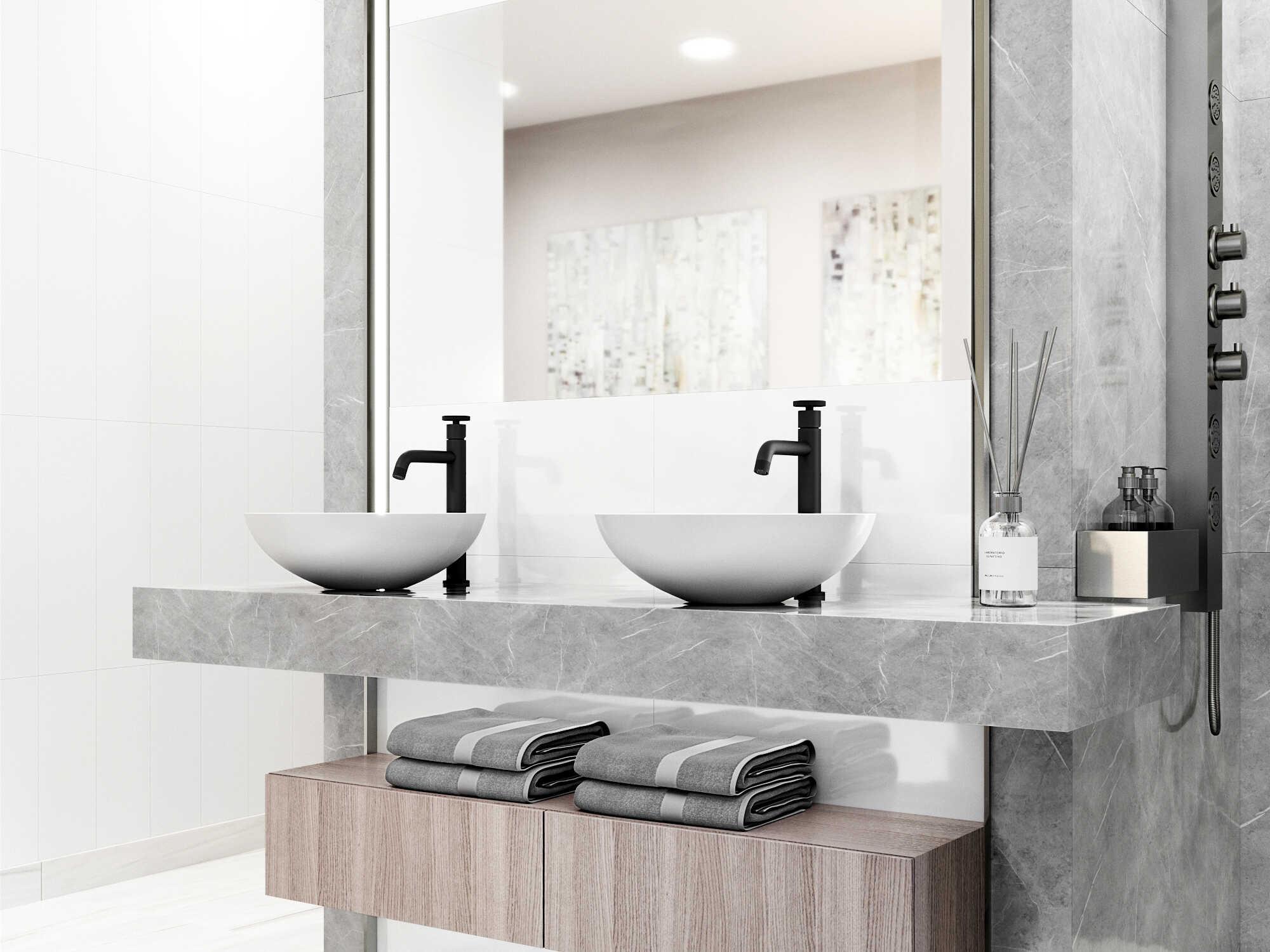 Vigo Lotus Round Vessel Bathroom Sink with Cass Faucet and Pop-Up Drain