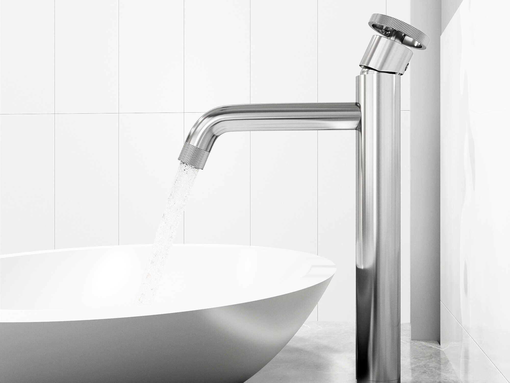 Vigo Wisteria Oval Vessel Bathroom Sink with Cass Faucet and Pop-Up Drain