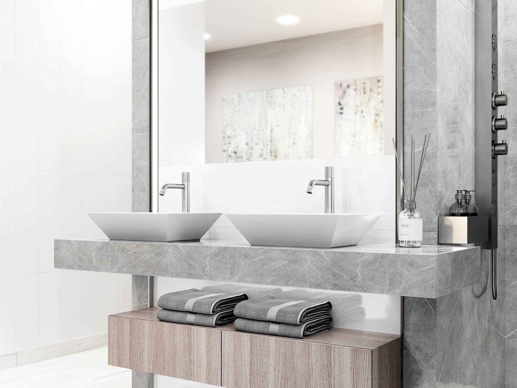 Vigo Vinca Rectangular Vessel Bathroom Sink with Apollo Faucet and Pop-Up Drain