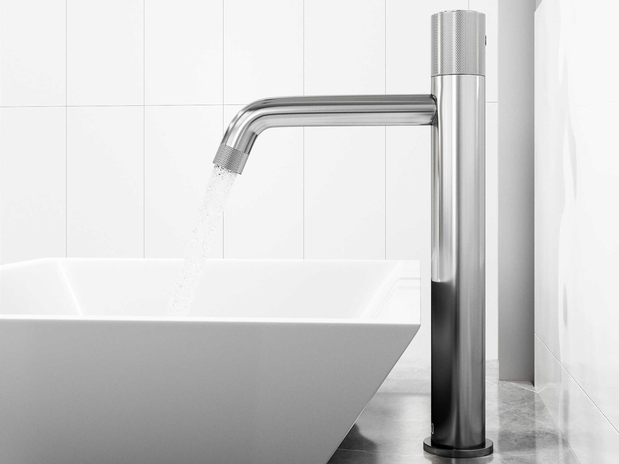 Vigo Vinca Rectangular Vessel Bathroom Sink with Apollo Faucet and Pop-Up Drain