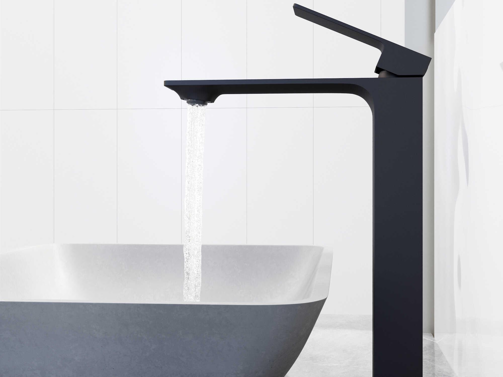 Vigo Dunn Rectangular Vessel Bathroom Sink and Faucet