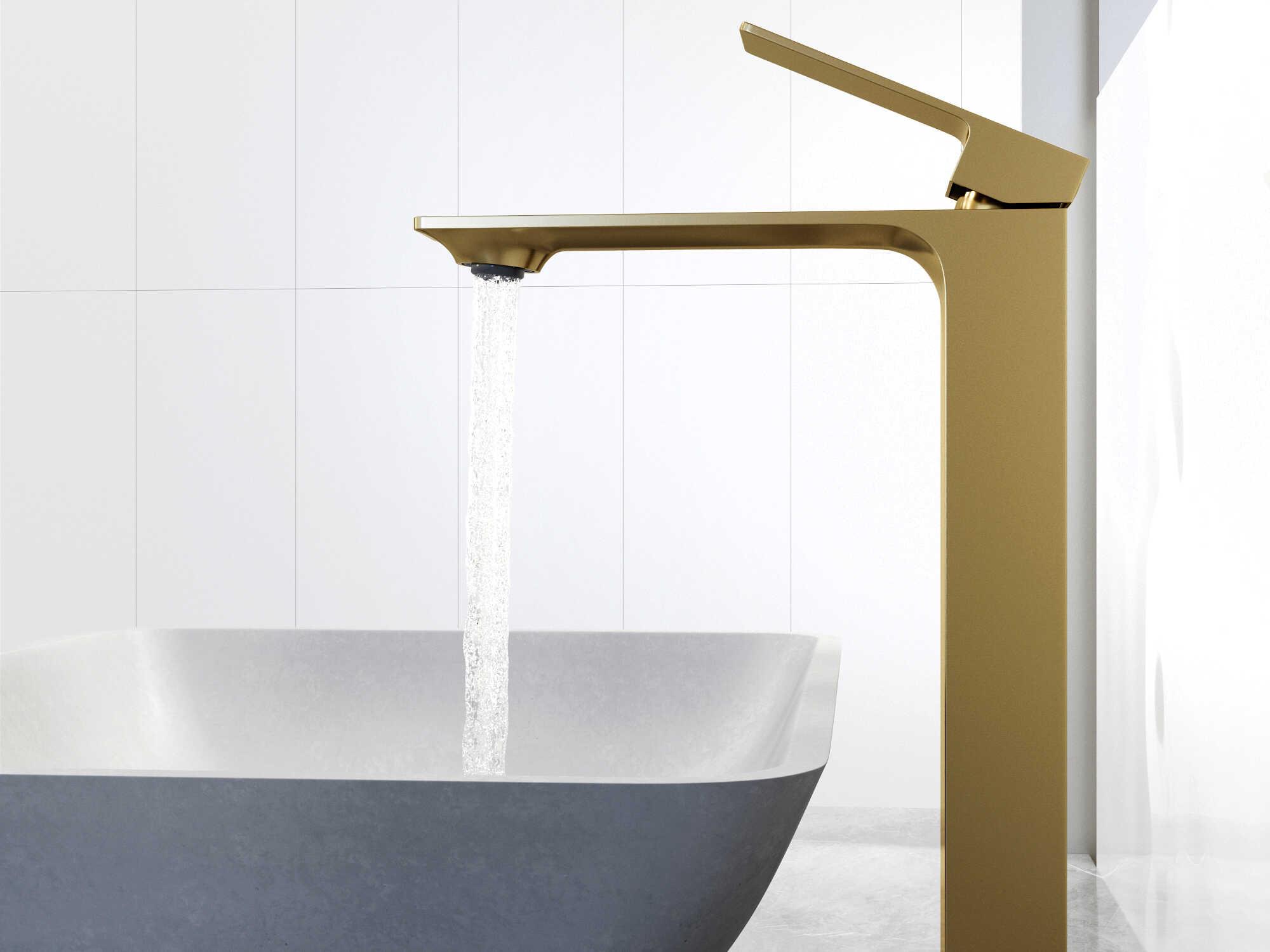 Vigo Dunn Round Vessel Bathroom Sink and Faucet