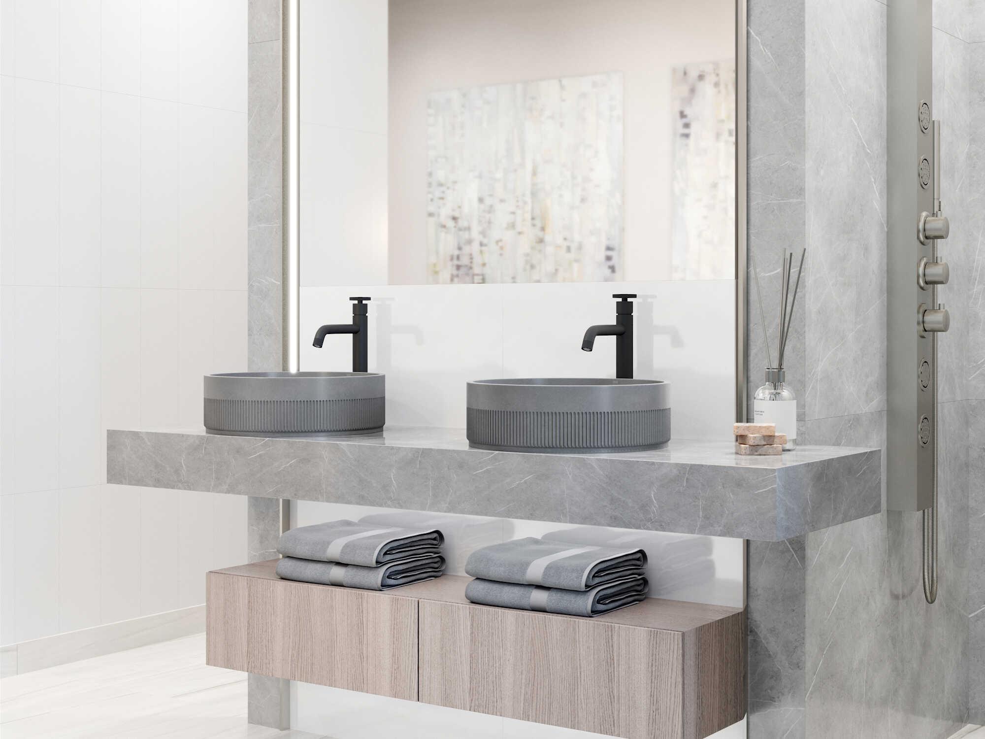 Vigo Cypress Rectangular Bathroom Vessel Sink with Cass Vessel Faucet and Pop-Up Drain