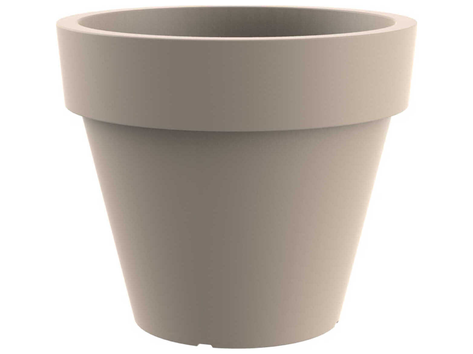 Vondom Outdoor Studio Vondom - Planter - 62"Dia. - Basic - Cream