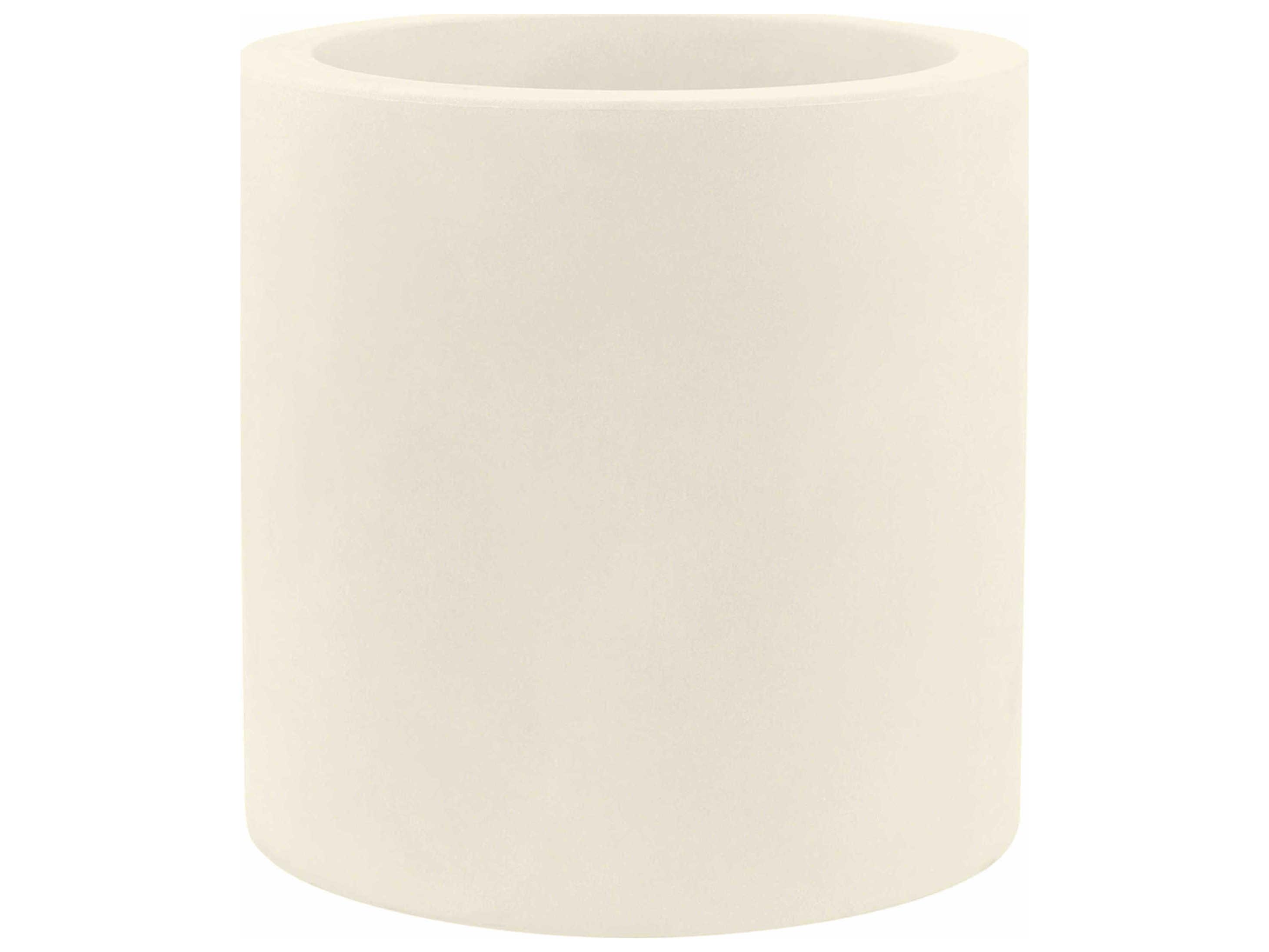Vondom Outdoor Studio Ecru Matte 16'' High Planter