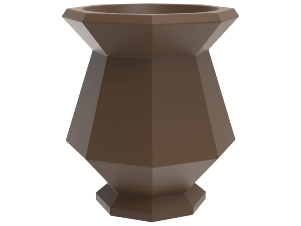 Vondom Outdoor Origami Brown Planter