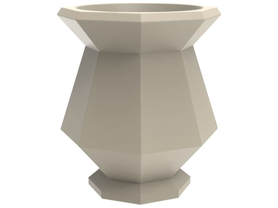 Vondom Outdoor Origami Cream Planter