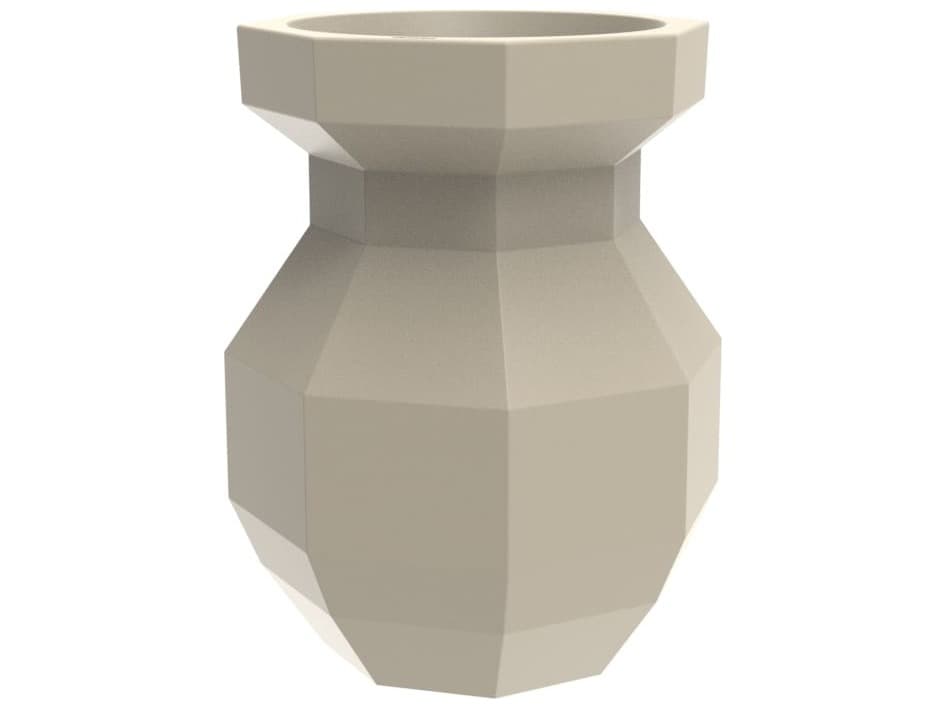 Vondom Outdoor Origami Cream Planter
