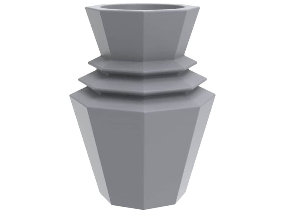 Vondom Outdoor Origami Gray Planter