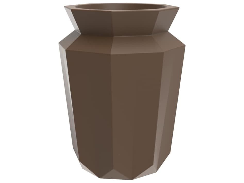 Vondom Outdoor Origami Brown Planter