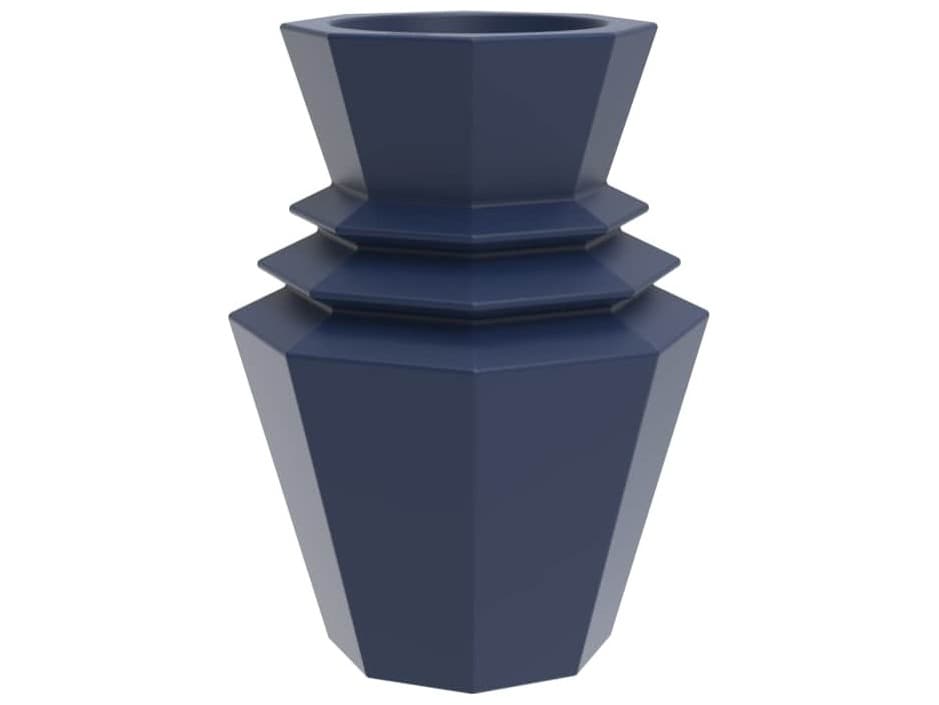 Vondom Outdoor Origami Blue Planter