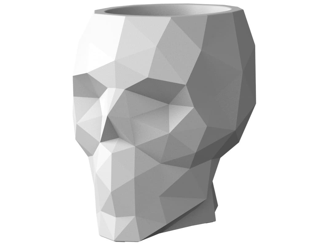 Vondom Outdoor Skull White Planter