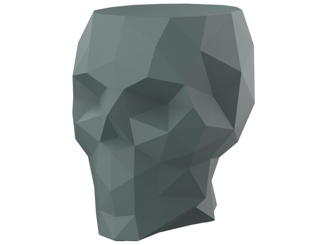 Vondom Outdoor Skull Green Polypropylene Lounge Chair