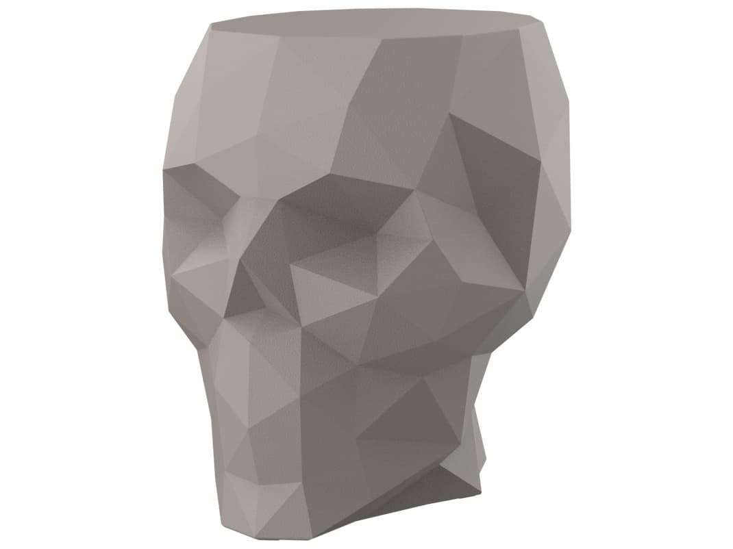 Vondom Outdoor Skull Tortora Polypropylene Lounge Chair