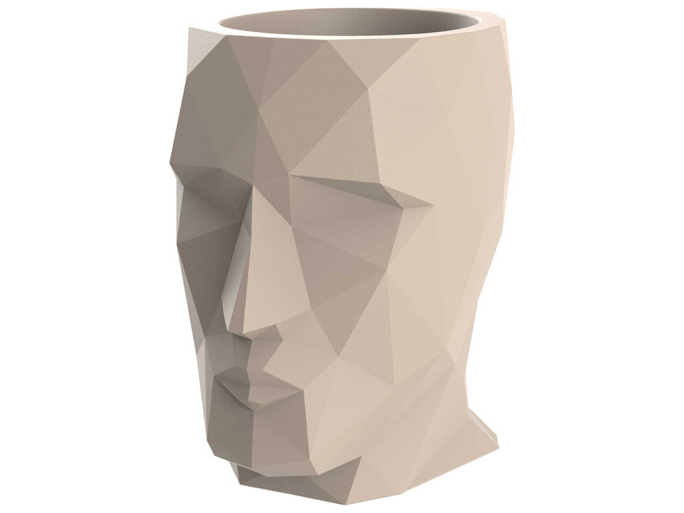 Vondom Outdoor Adan - Planter - 16.5"H - Basic - Cream