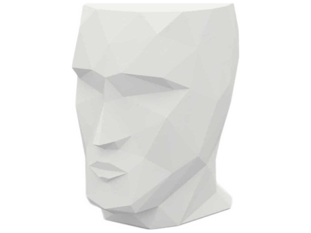 Vondom Outdoor Adan White Matte Resin Stool