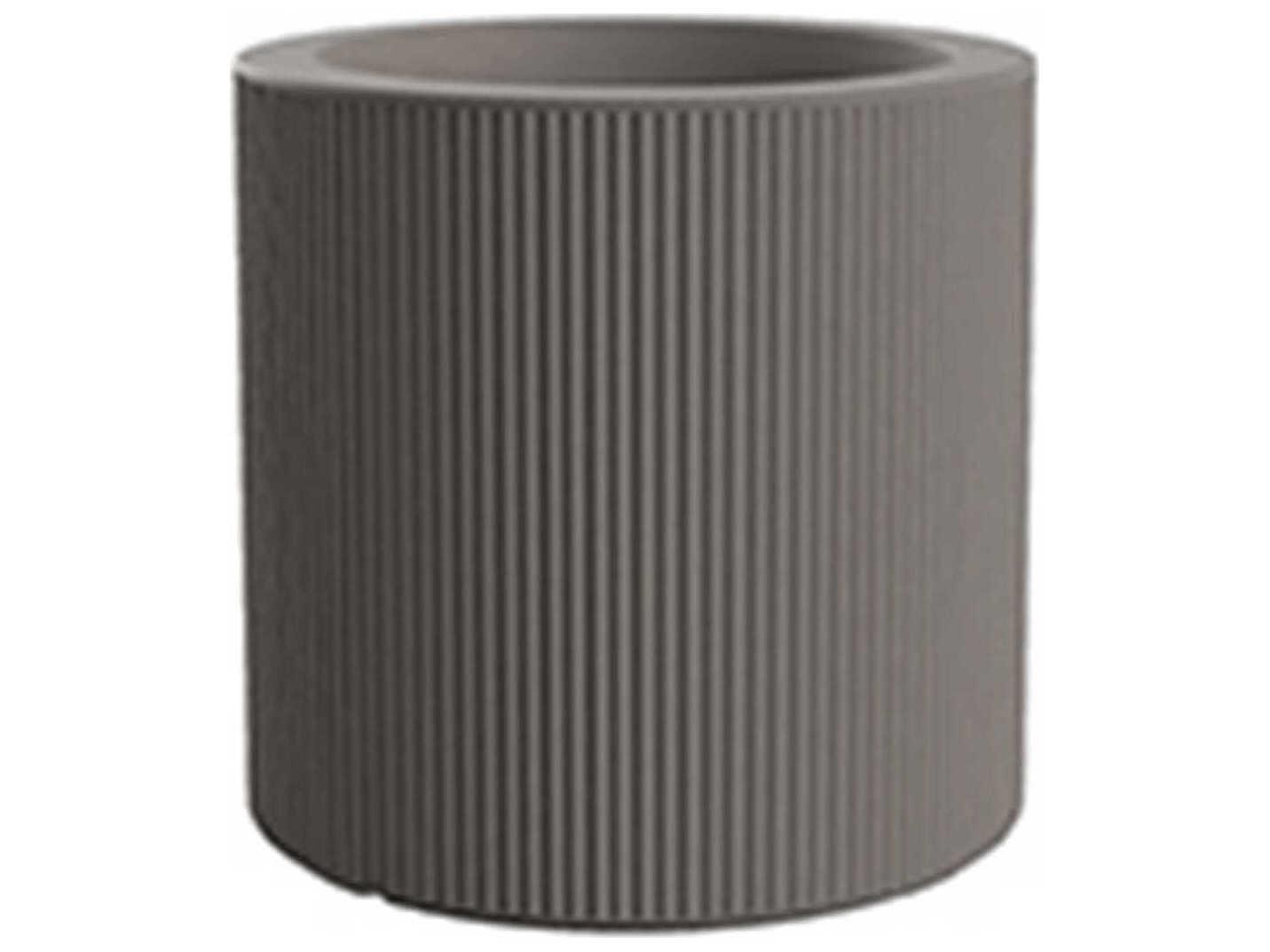 Vondom Outdoor Gatsby Cylinder Planter x H Basic Tortora