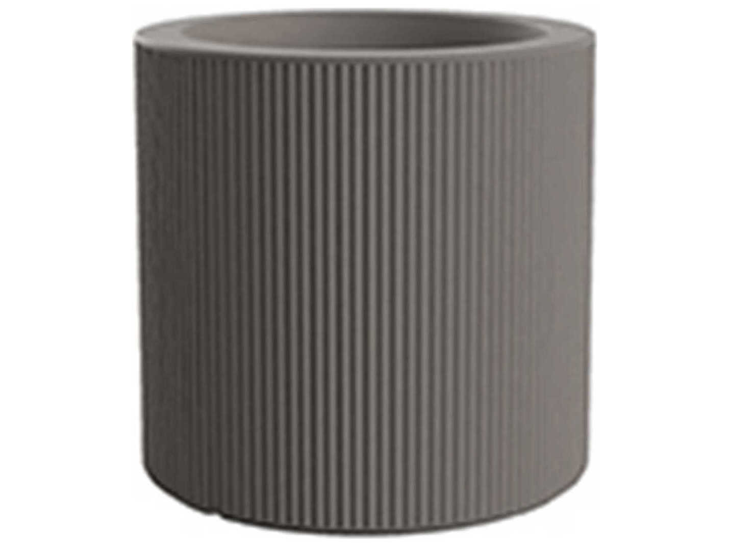 Vondom Outdoor Gatsby Cylinder Planter x H Basic Tortora