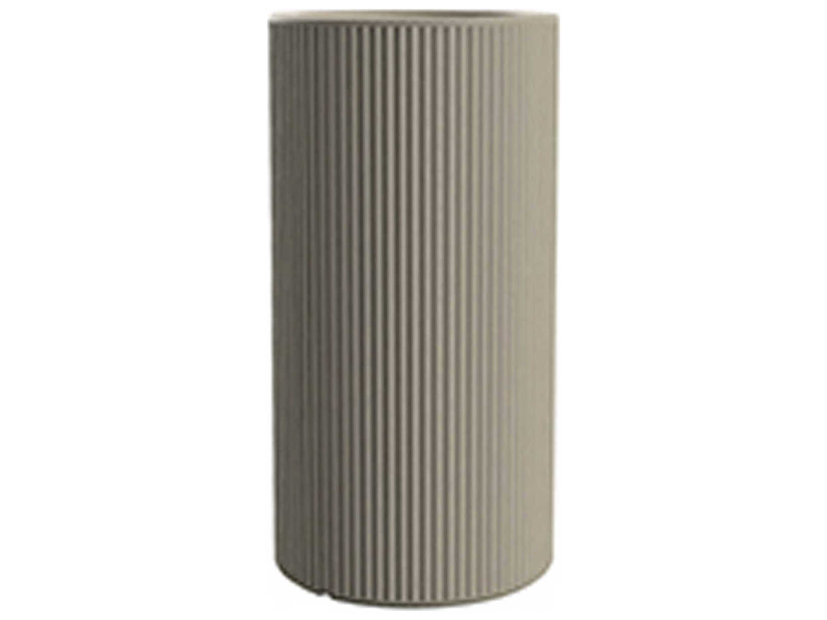 Vondom Outdoor Gatsby Tall Cylinder Planter x H Basic Cream