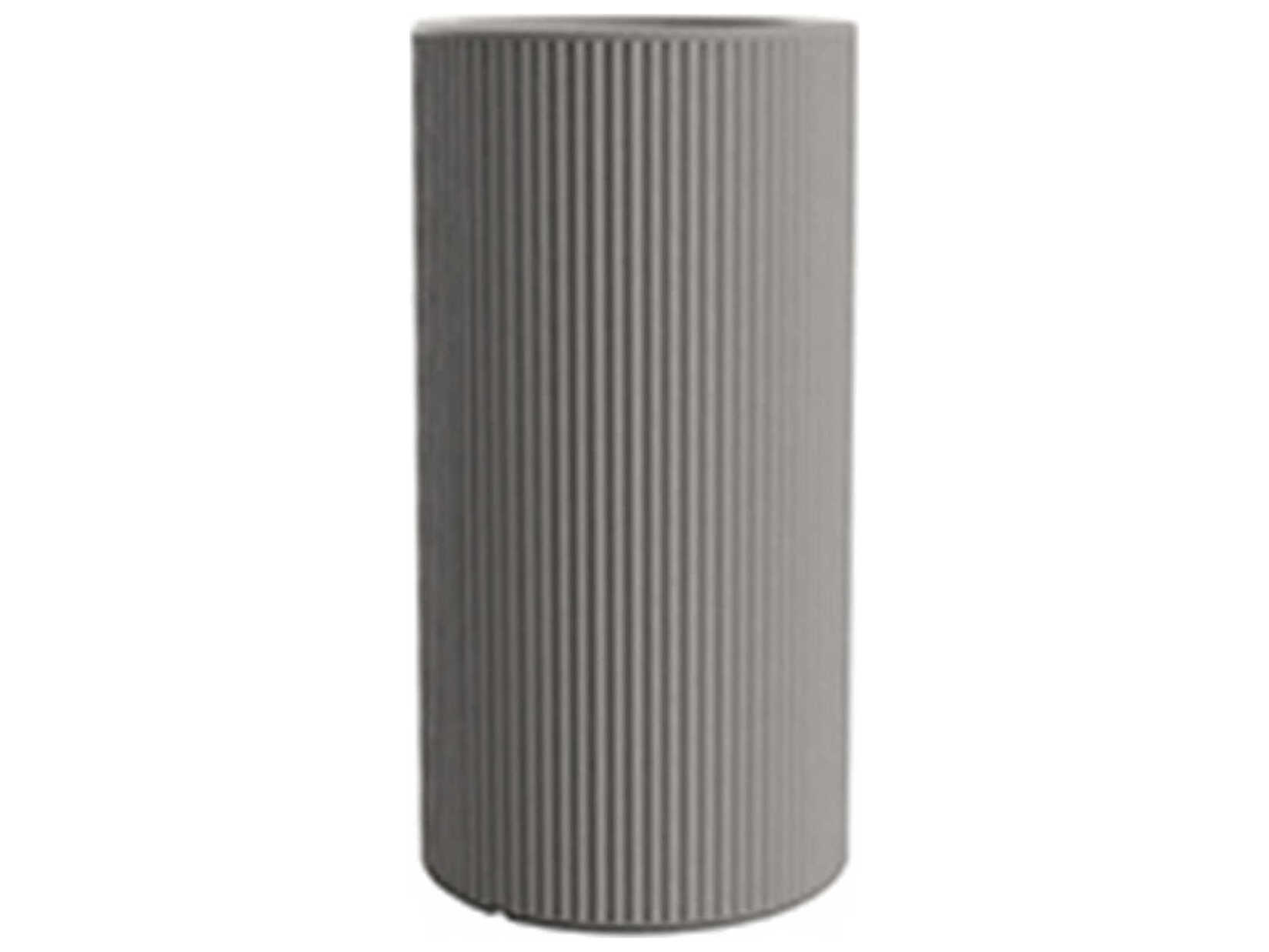 Vondom Outdoor Gatsby Tall Cylinder Planter x H Basic Ecru