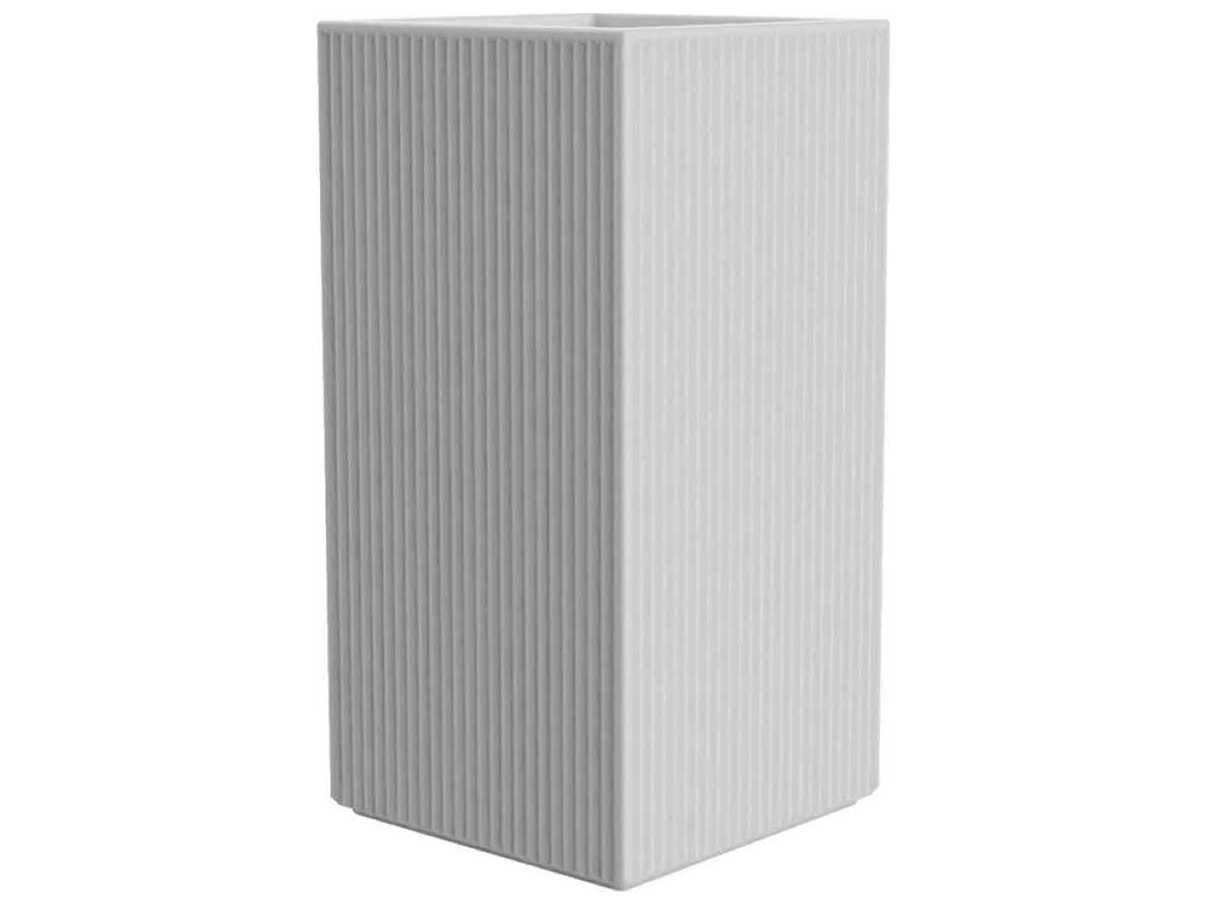 Vondom Outdoor Gatsby Prisma Planter W x H Basic White