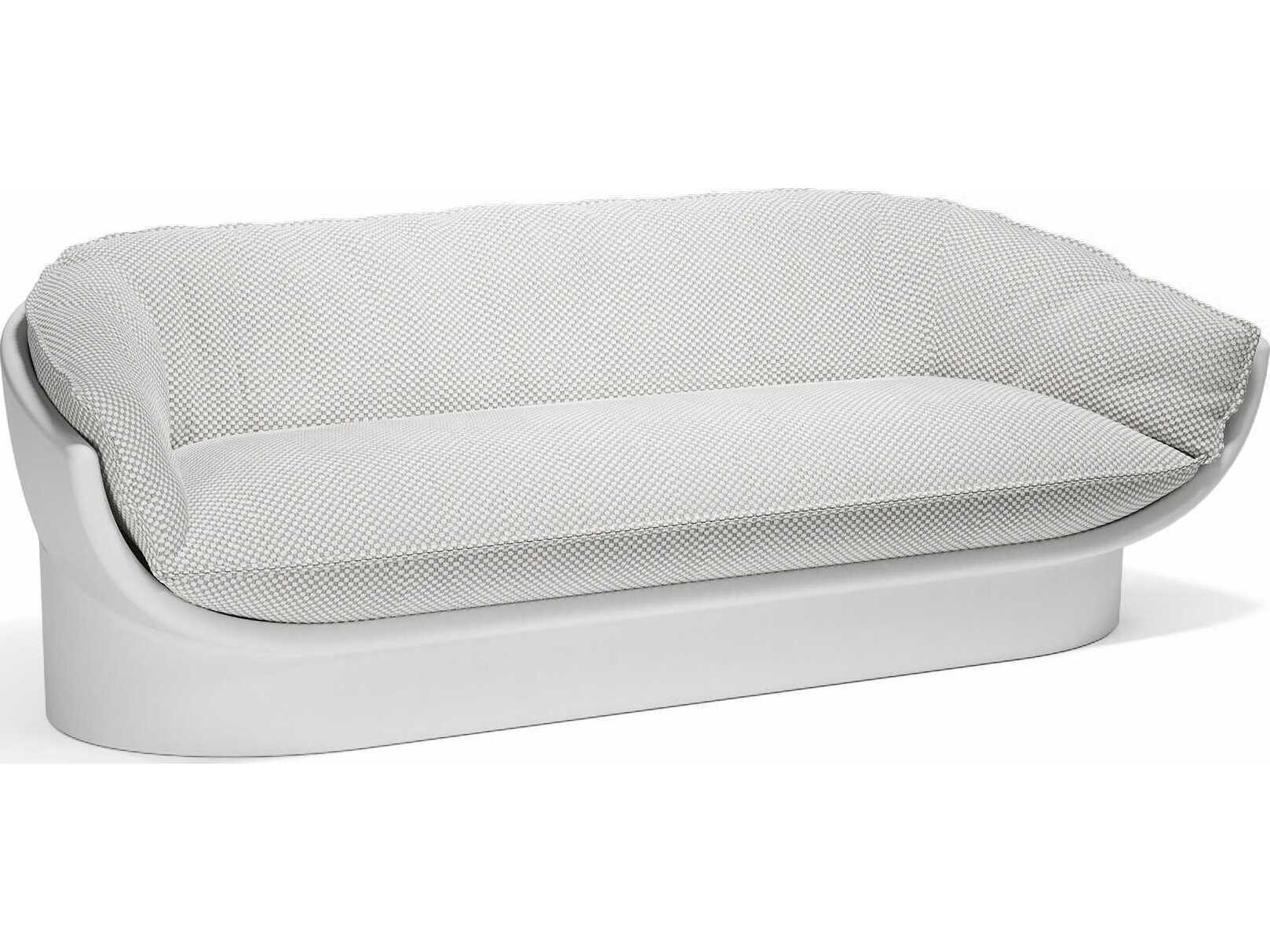 Vondom Outdoor Luna Sofa White Getaria Iceberg Upholstery