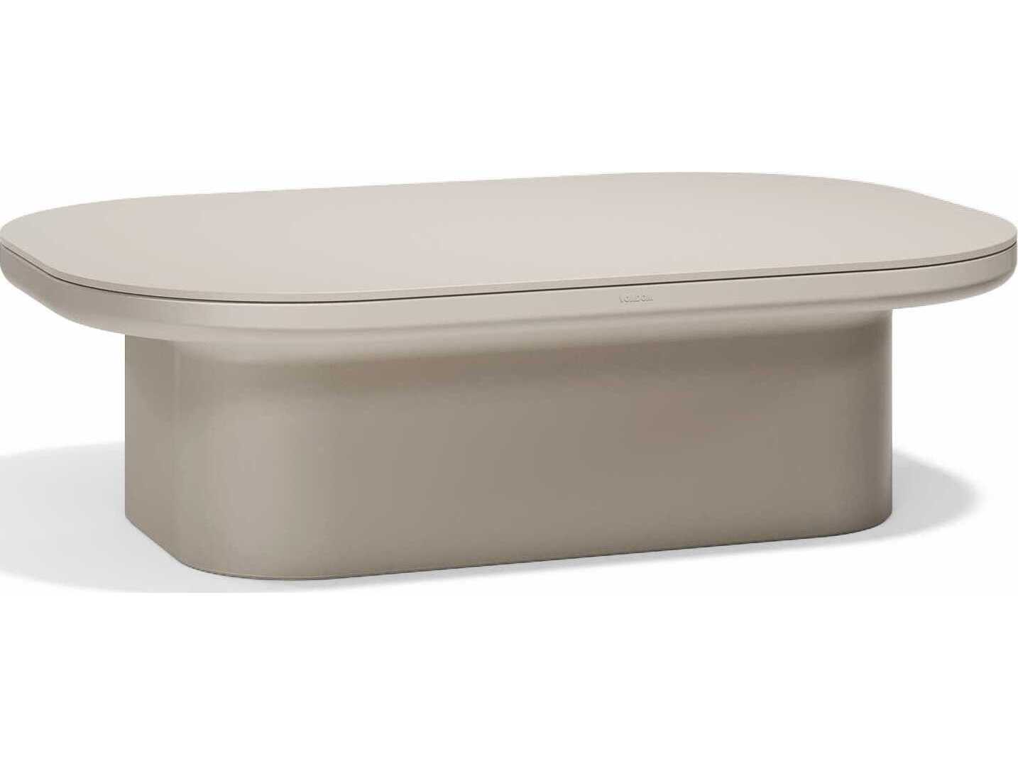 Vondom Outdoor Luna Coffee Table With Storage Ecru