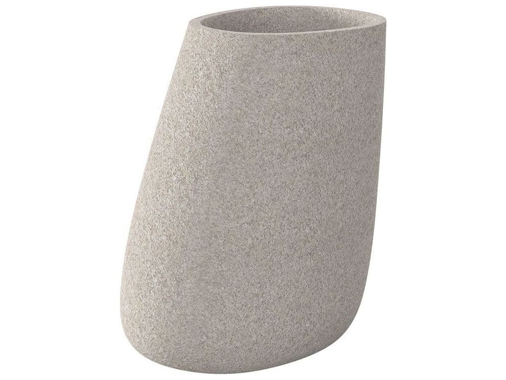 Vondom Outdoor Stone Granite Ecru Planter
